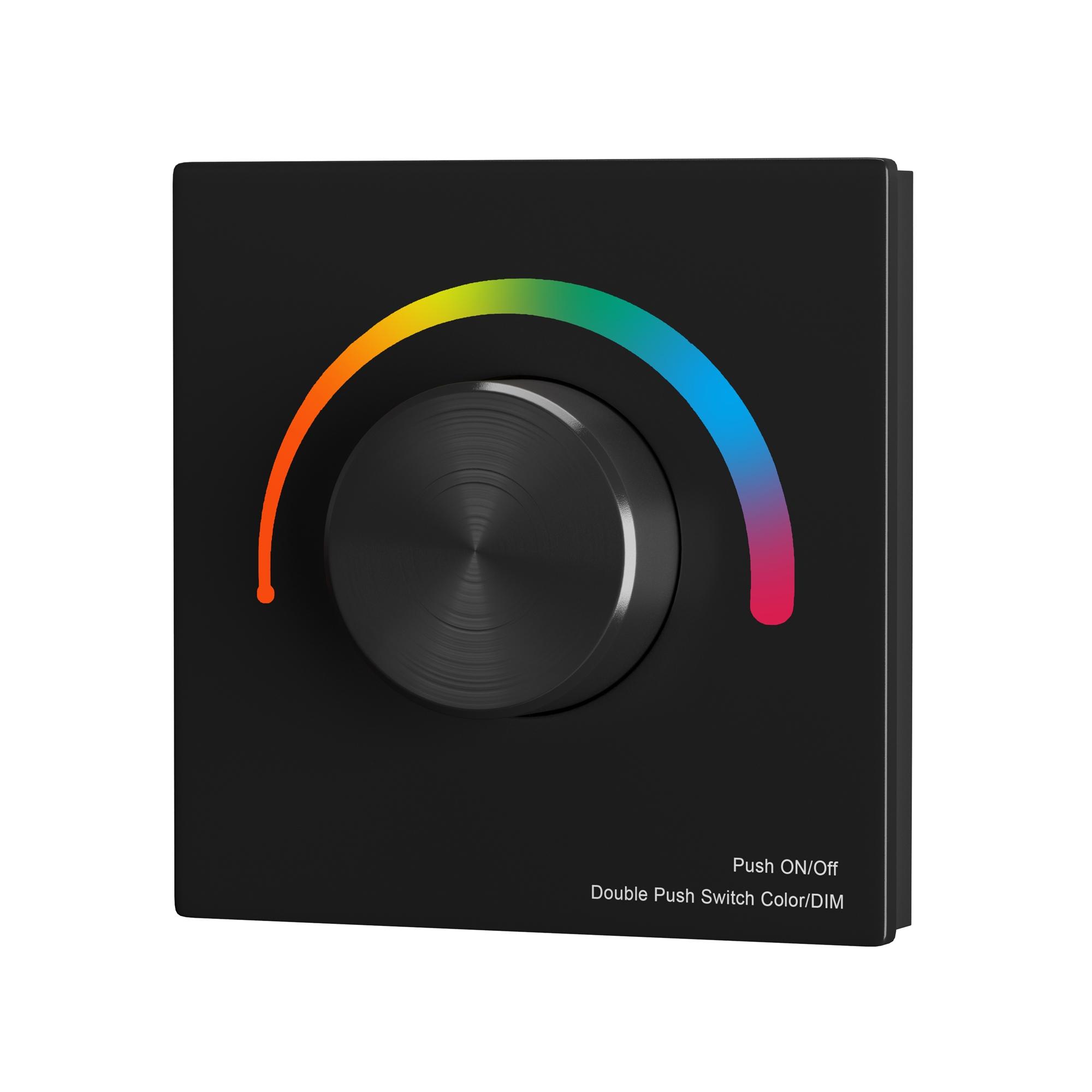 Панель управления роторная RF трехканальное 12-48VDC RGB