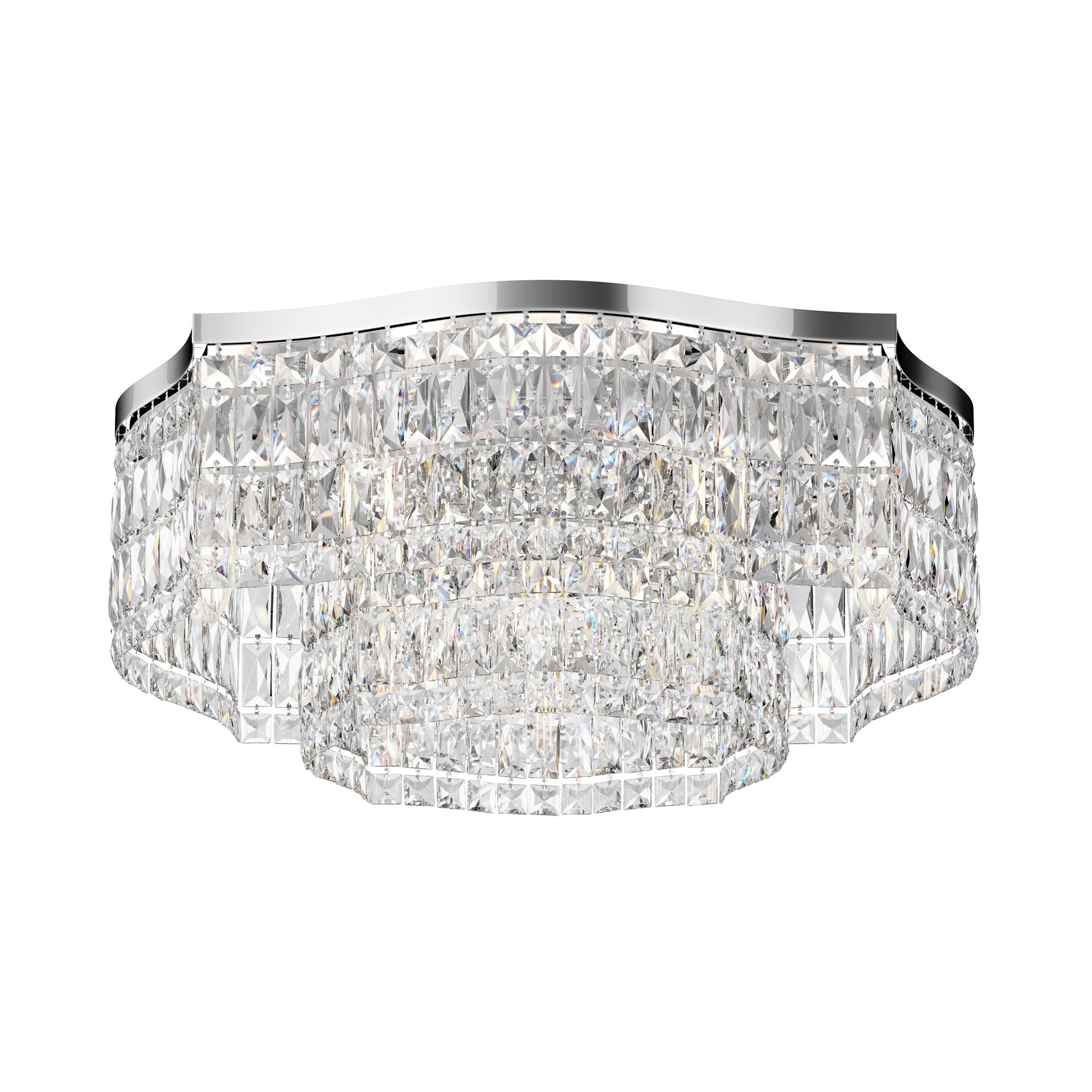 Светильник потолочный Dune E14х10 Хром