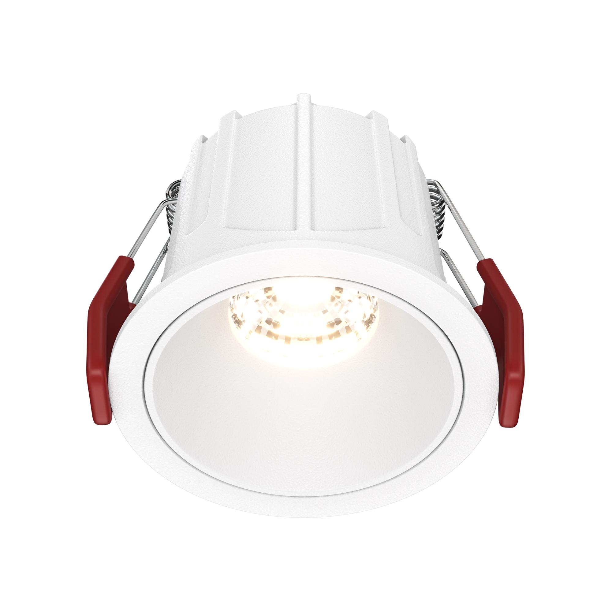 Светильник встраиваемый Downlight Alfa LED 3000K 10Вт 36 град IP20 CRI90 Белый круглый 52х65мм 500Лм