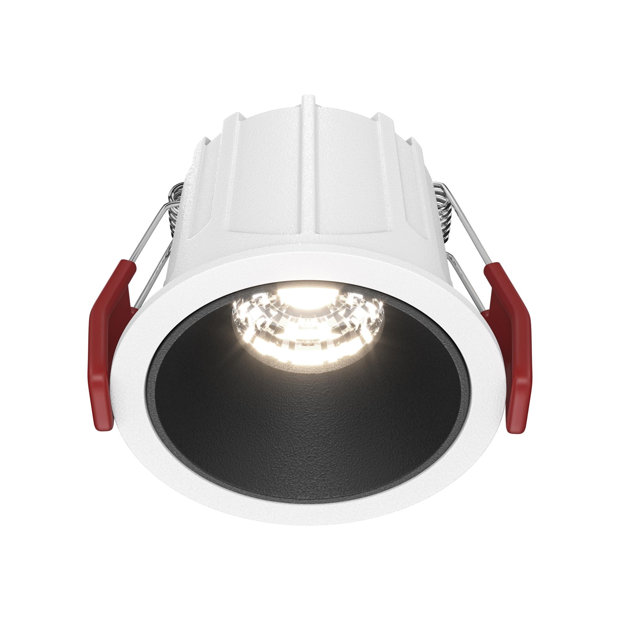 Светильник встраиваемый Downlight Alfa LED 4000K 10Вт 36 град IP20 CRI90 Бело-черный круглый 52х65мм 500Лм