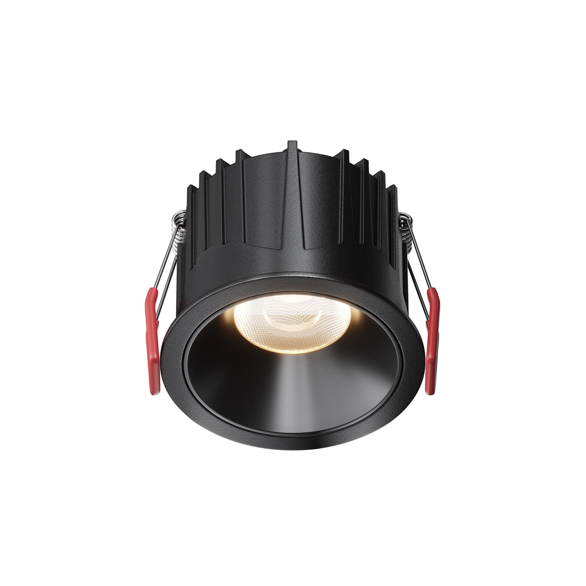 Светильник встраиваемый Downlight Alfa LED 3000K 15Вт 60 град IP20 CRI90 Черный круглый 63х85мм 1490Лм