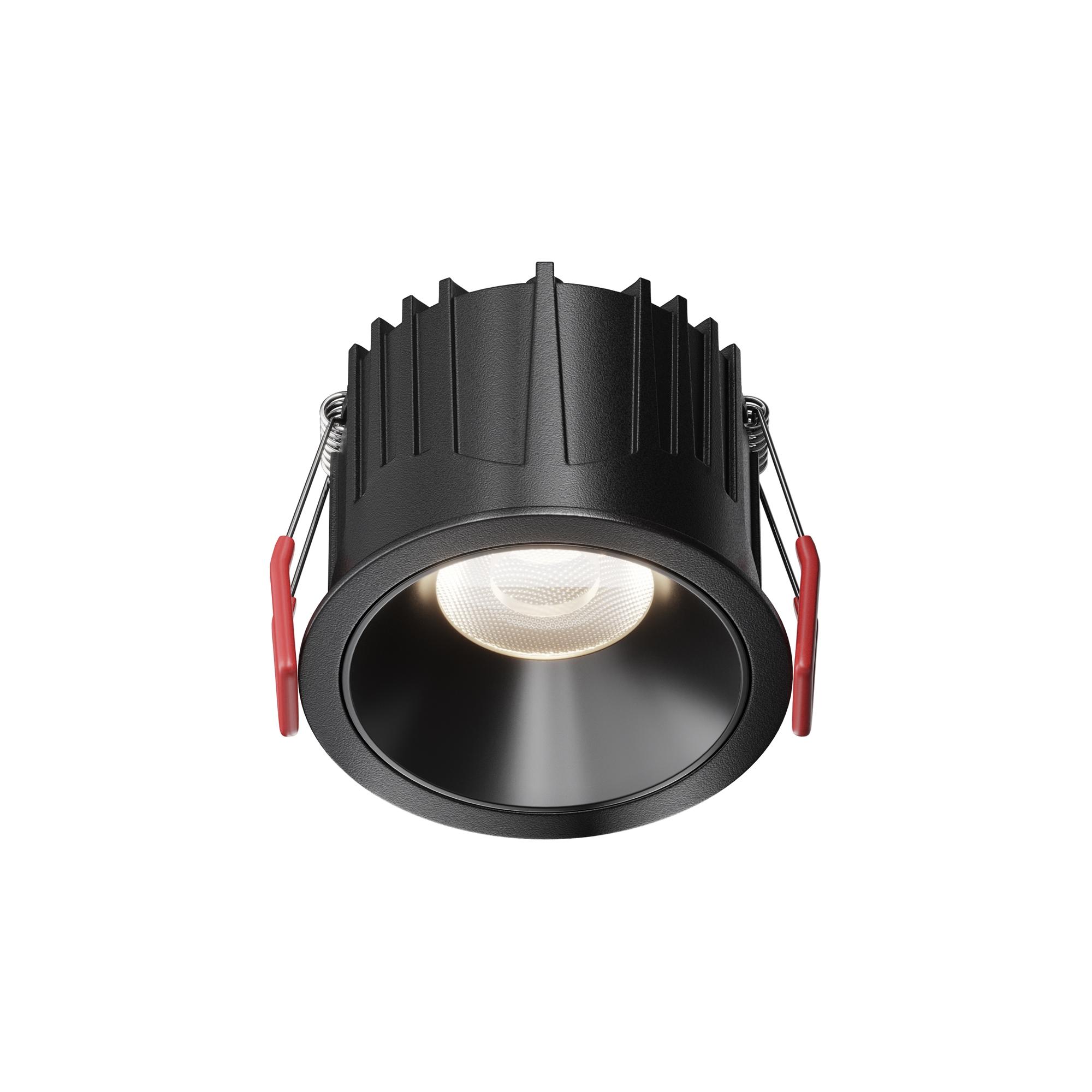 Светильник встраиваемый Downlight Alfa LED 4000K 15Вт 60 град IP20 CRI90 Черный круглый 63х85мм 1610Лм