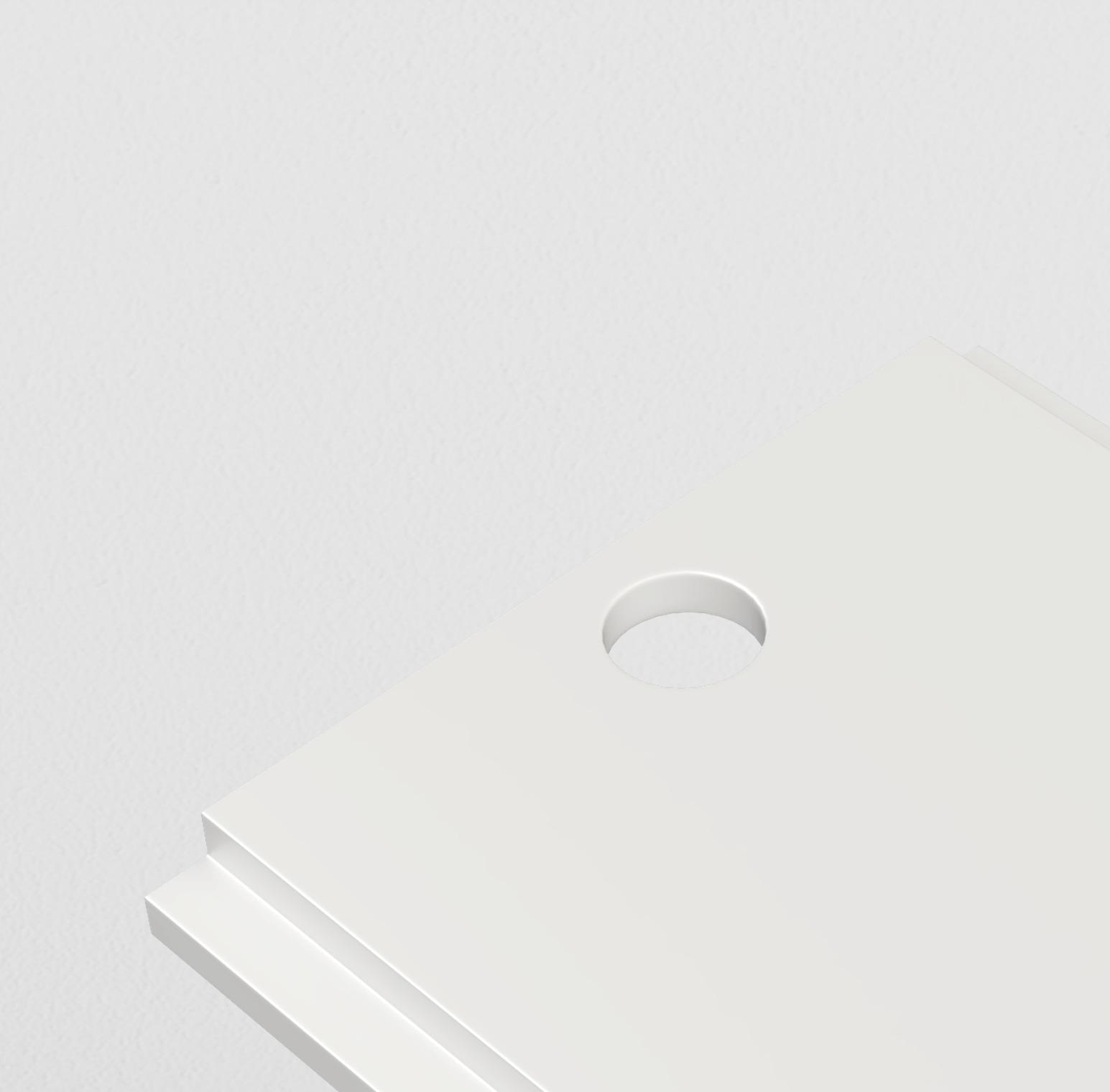 Крепление для троса 1шт Gravity белый