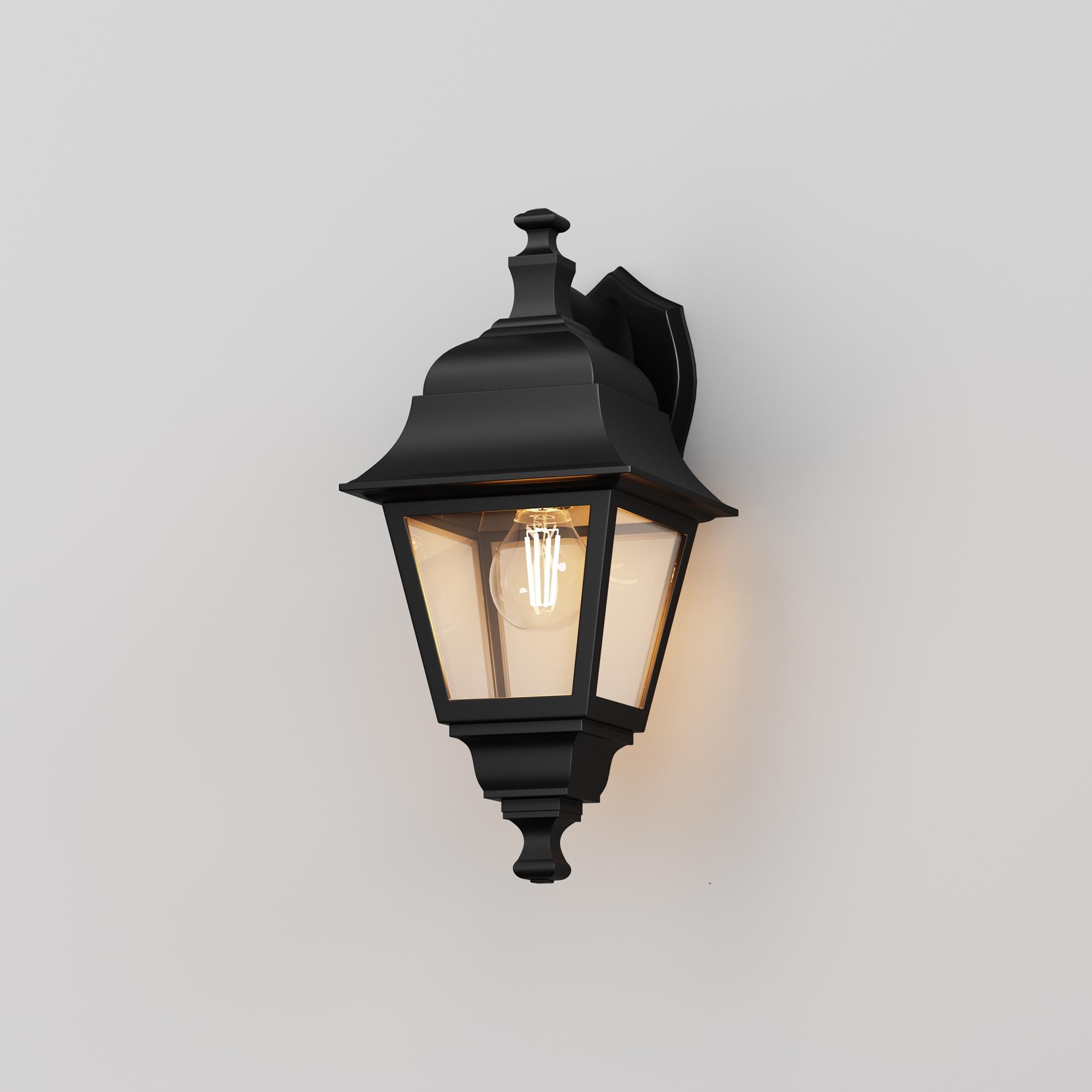 Светильник настенный (бра) Outdoor Abbey Road IP 44 E27х1х60W Черный