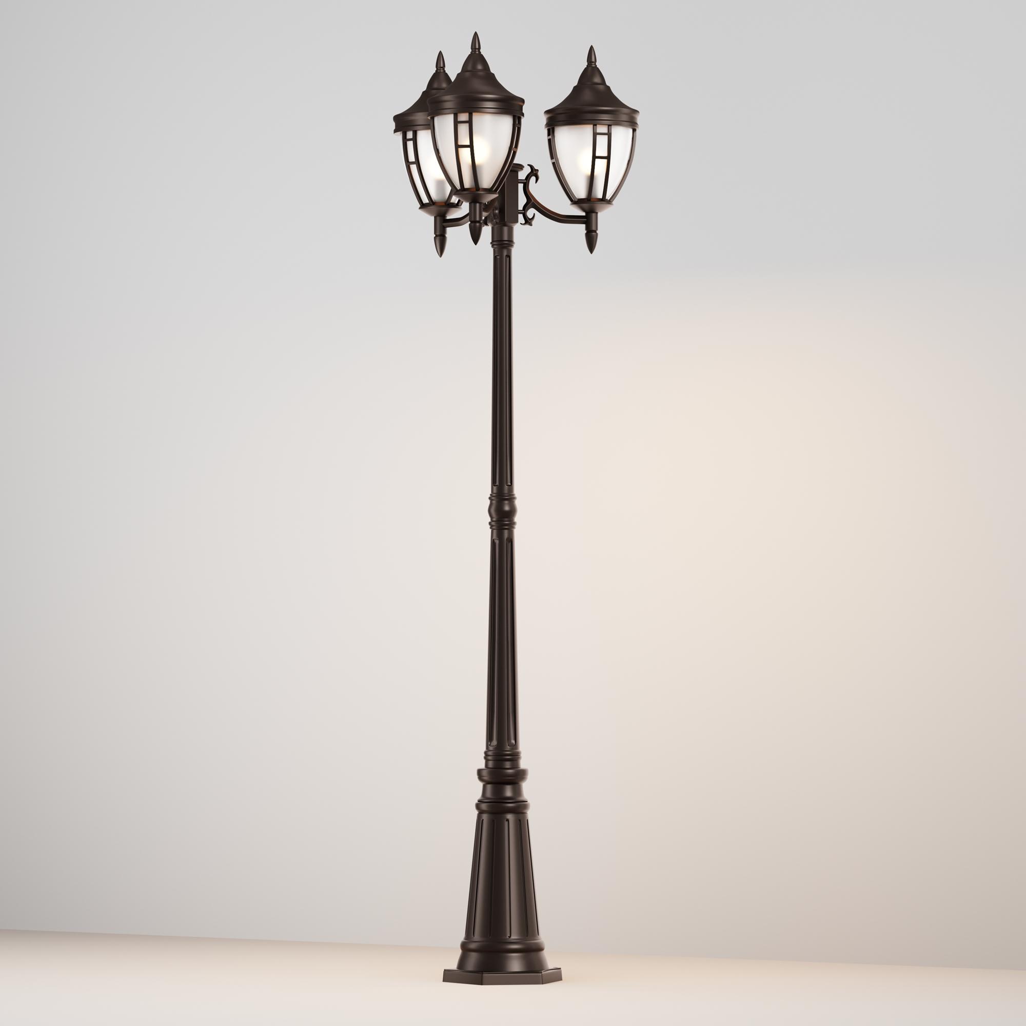 Светильник садово-парковый Outdoor Rivoli IP 44 E27х3х60W Черный