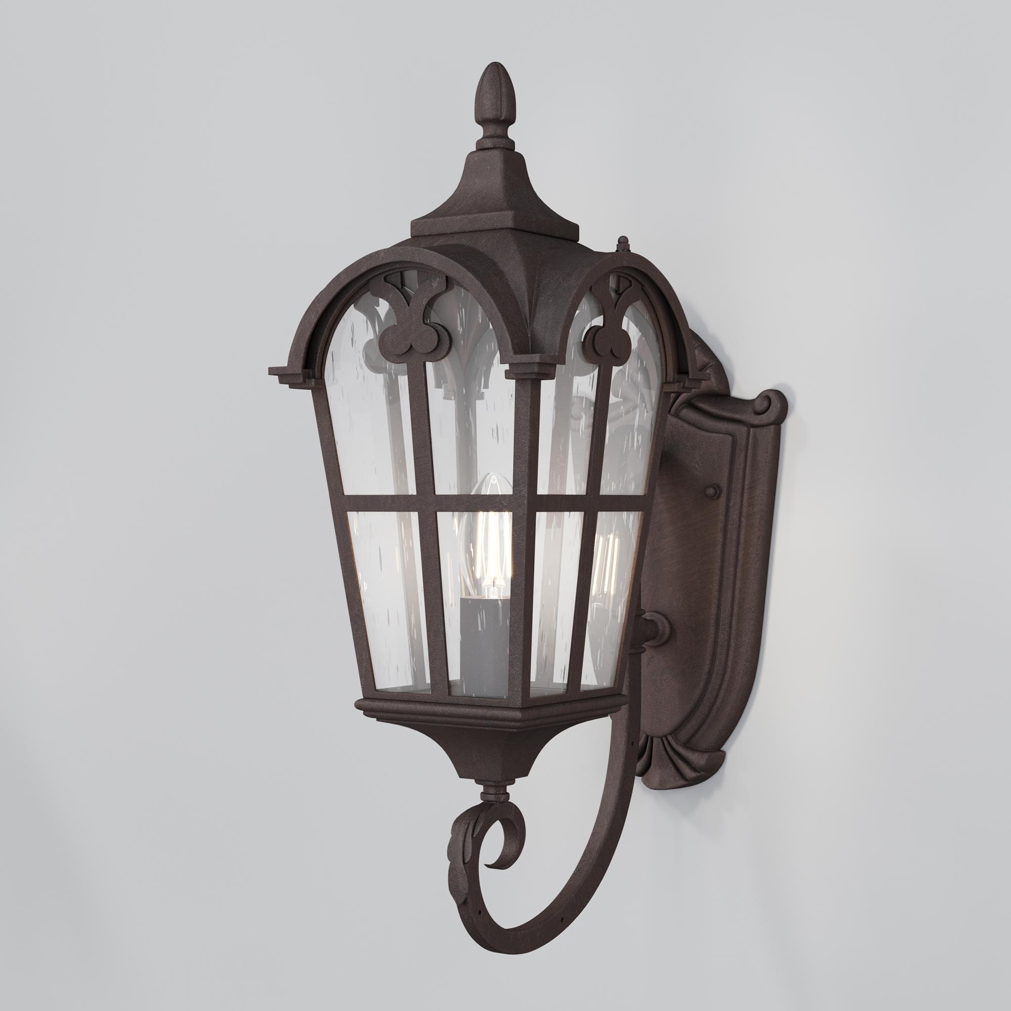 Светильник настенный (бра) Outdoor Albion IP 44 E27х1х60W Бронза Антик