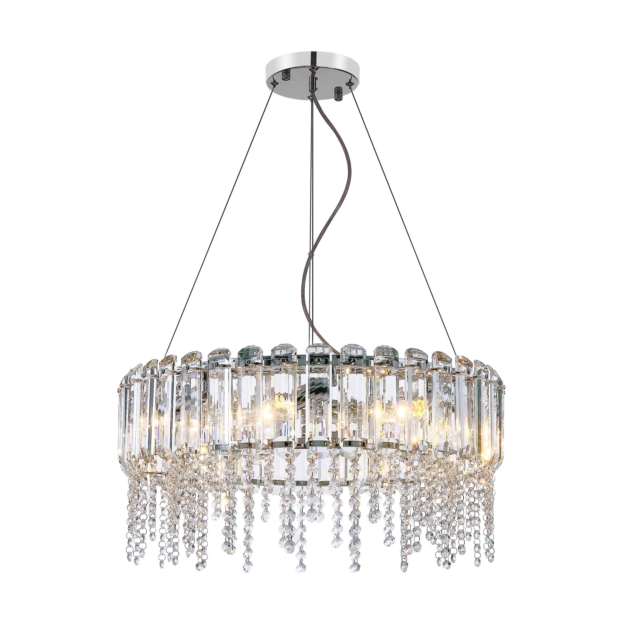 Светильник подвесной Hail E14х8х40W Хром