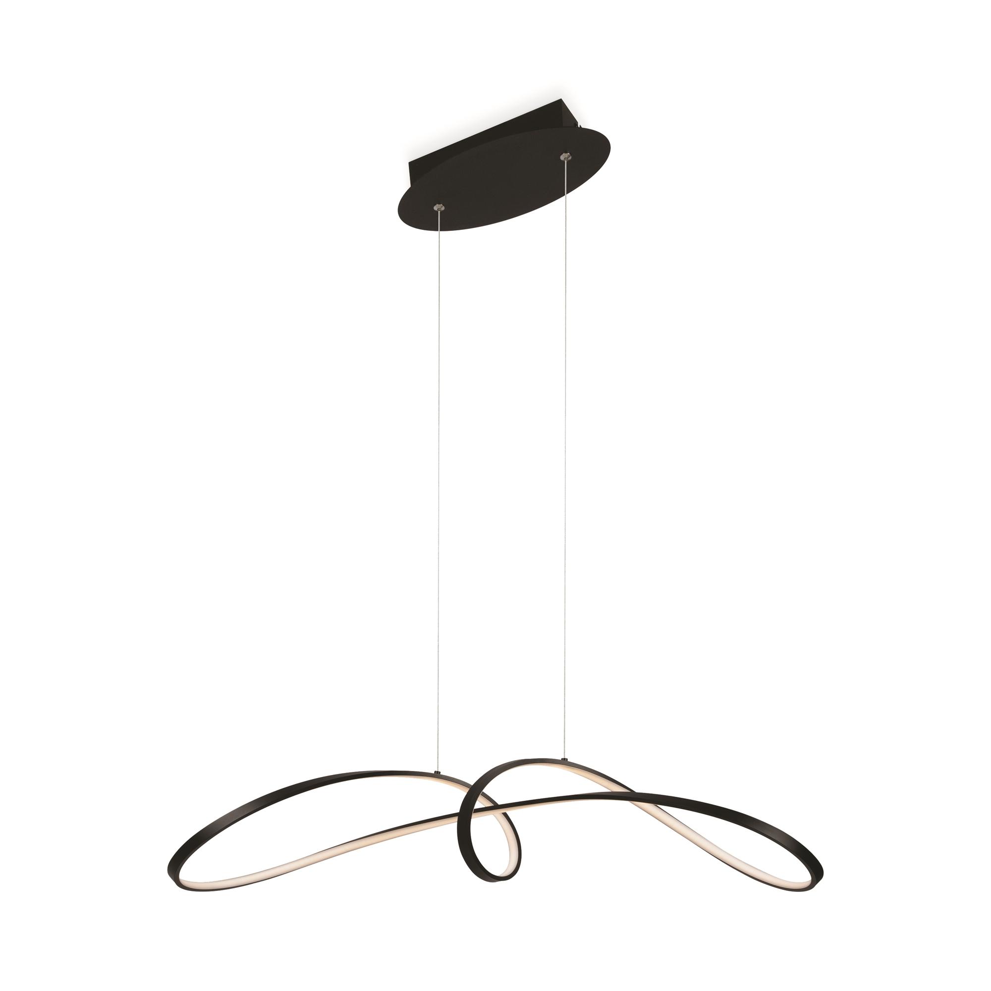 Светильник подвесной Curve LED 42W Черный