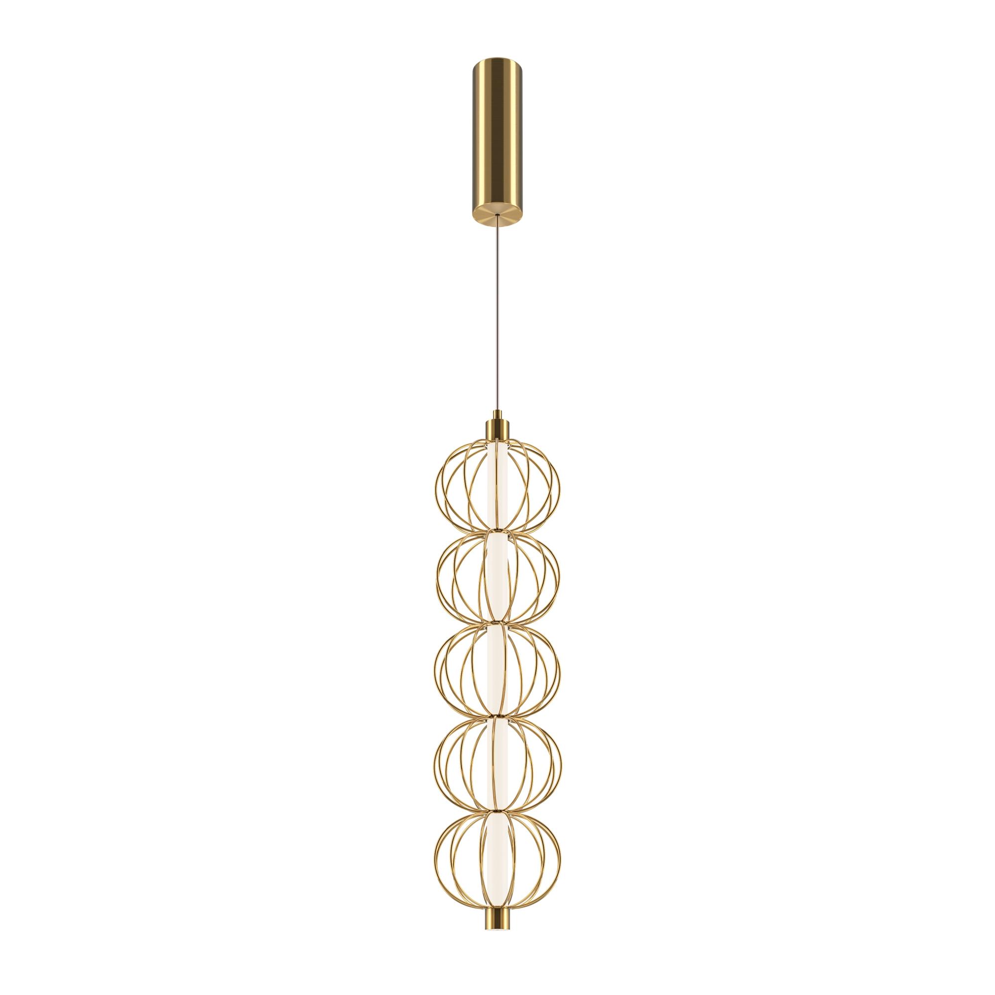 Светильник подвесной Golden Cage LED 17W Золото