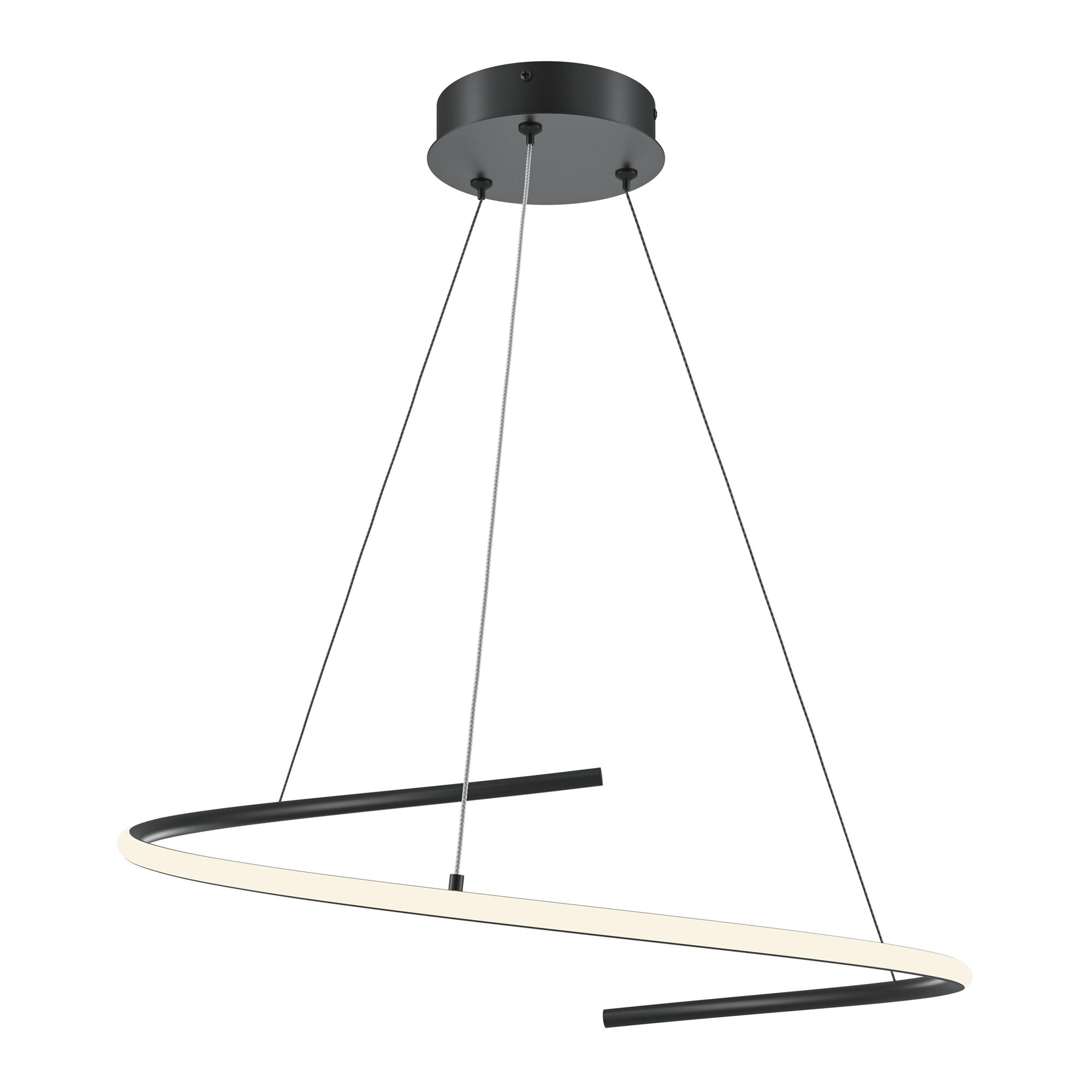 Светильник подвесной Curve LED 31W Черный