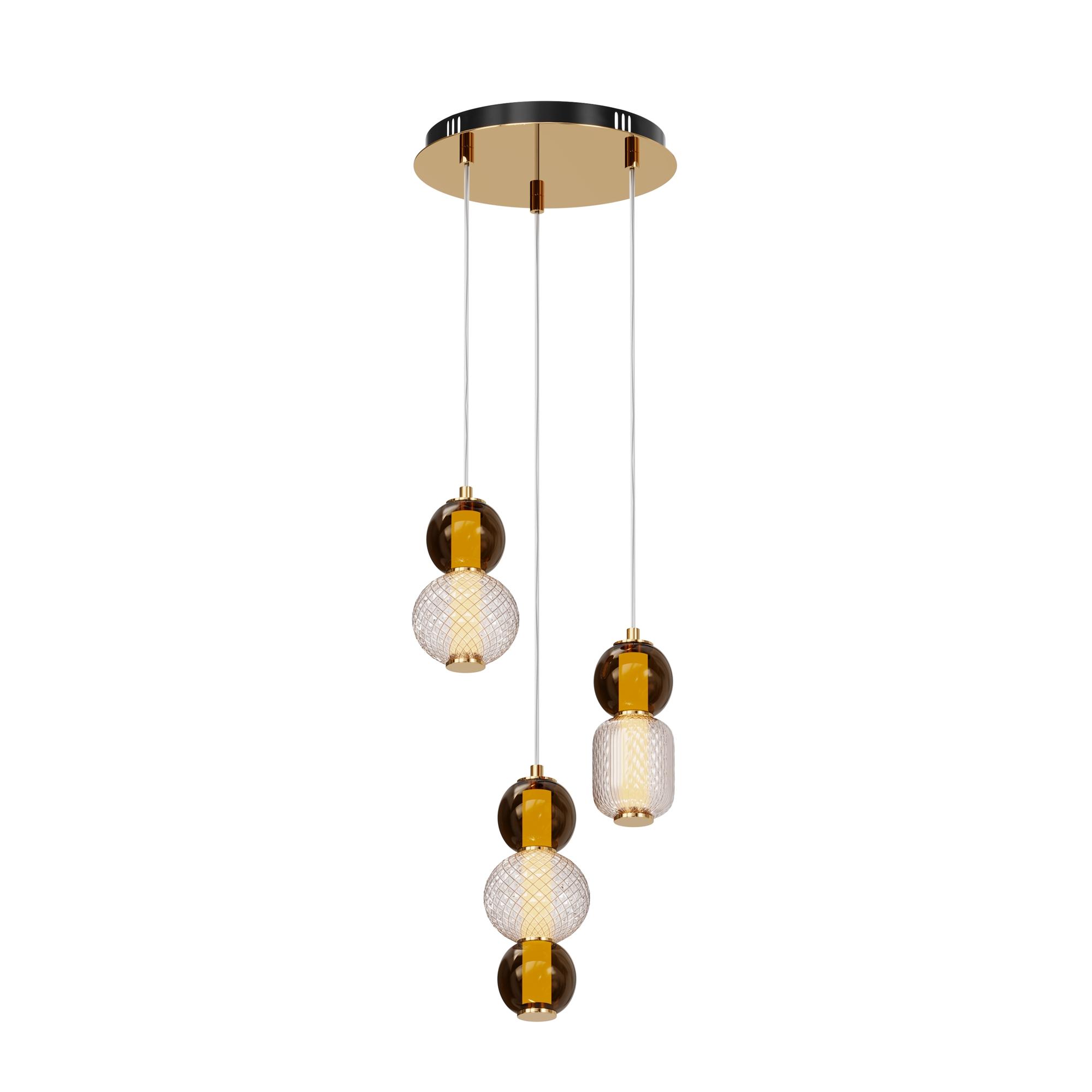 Светильник подвесной Drop LED 33W Золото