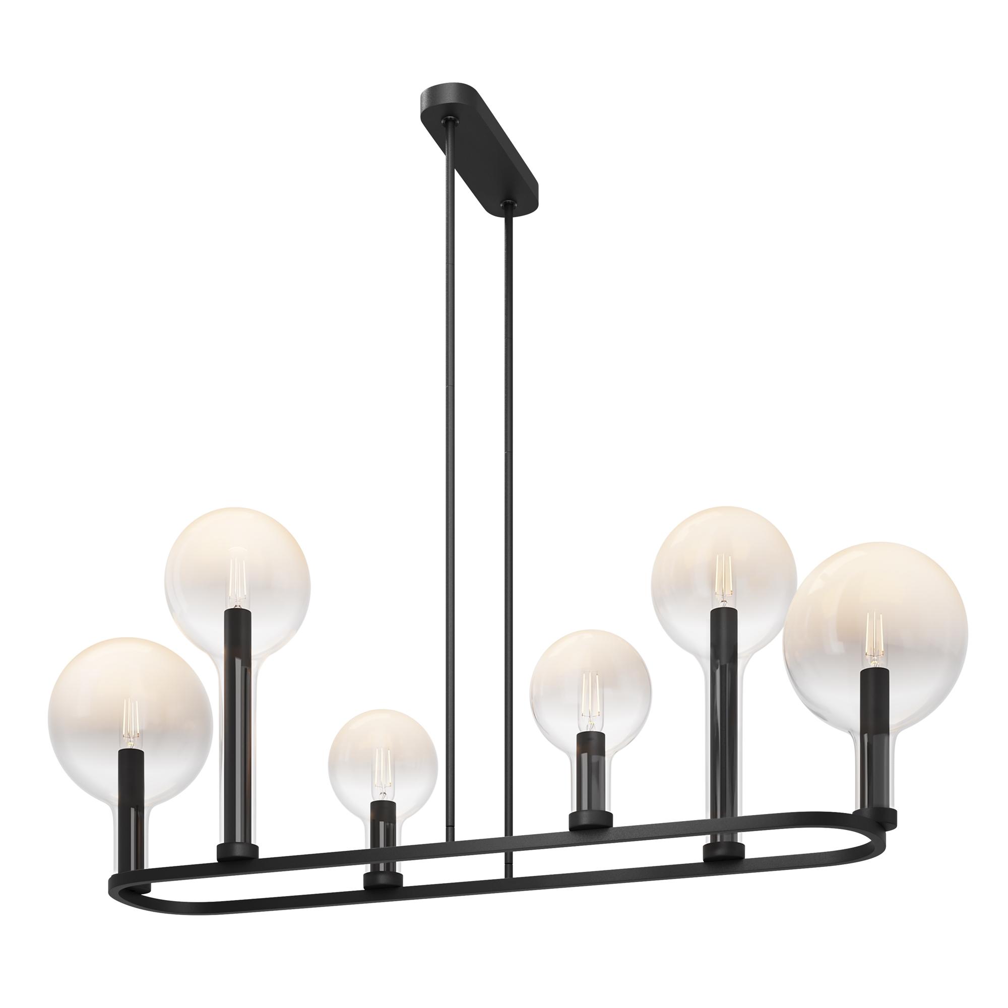 Светильник подвесной Status E14х6х40W Черный