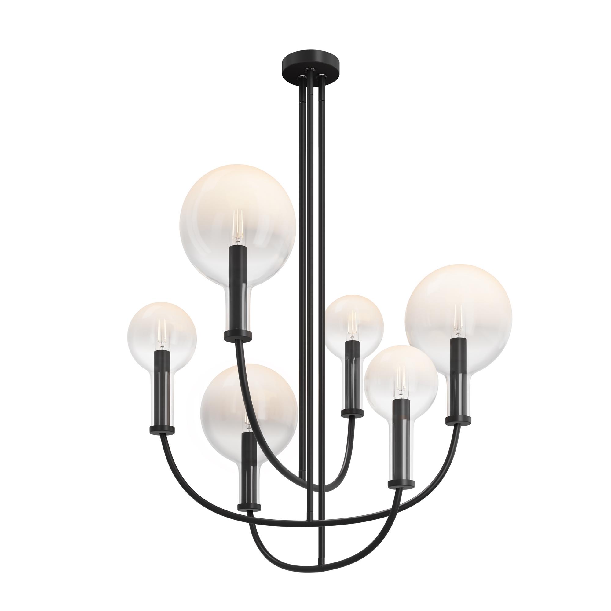 Светильник подвесной Status E14х6х40W Черный