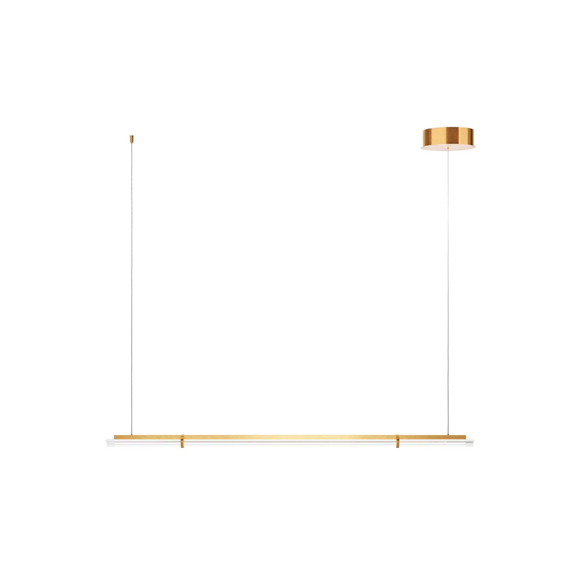 Светильник подвесной Plume LED 20W Латунь
