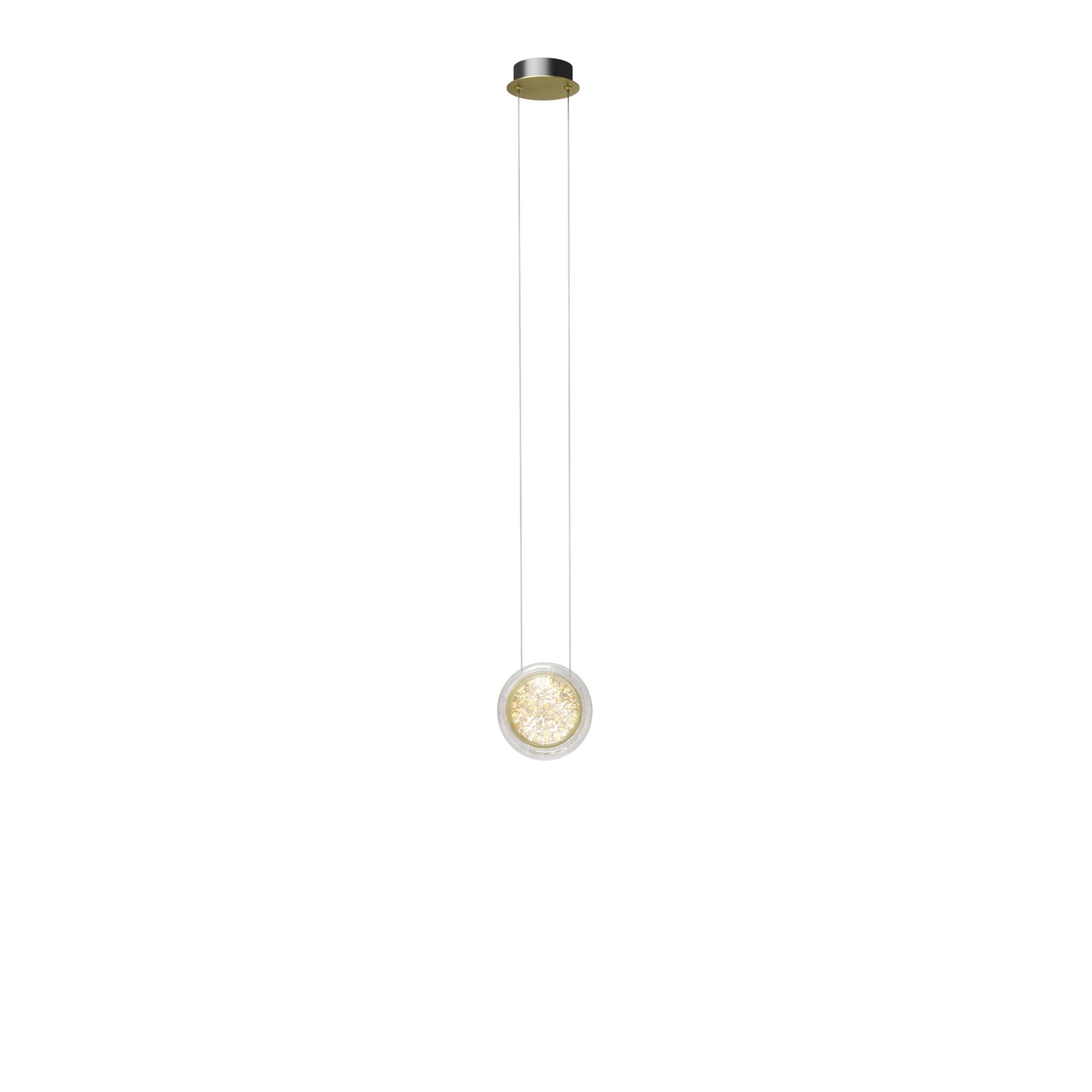 Светильник подвесной Pharao LED 7W Черный и Латунь