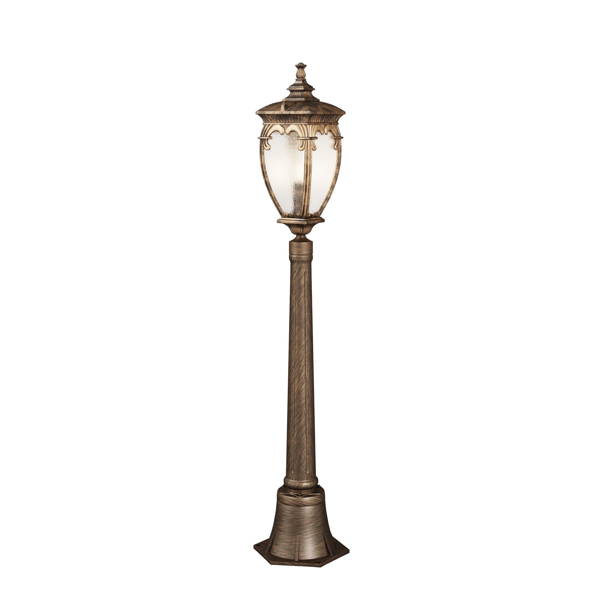 Светильник ландшафтный Outdoor Fleur IP 44 E27х1х60W Черный с Золотом