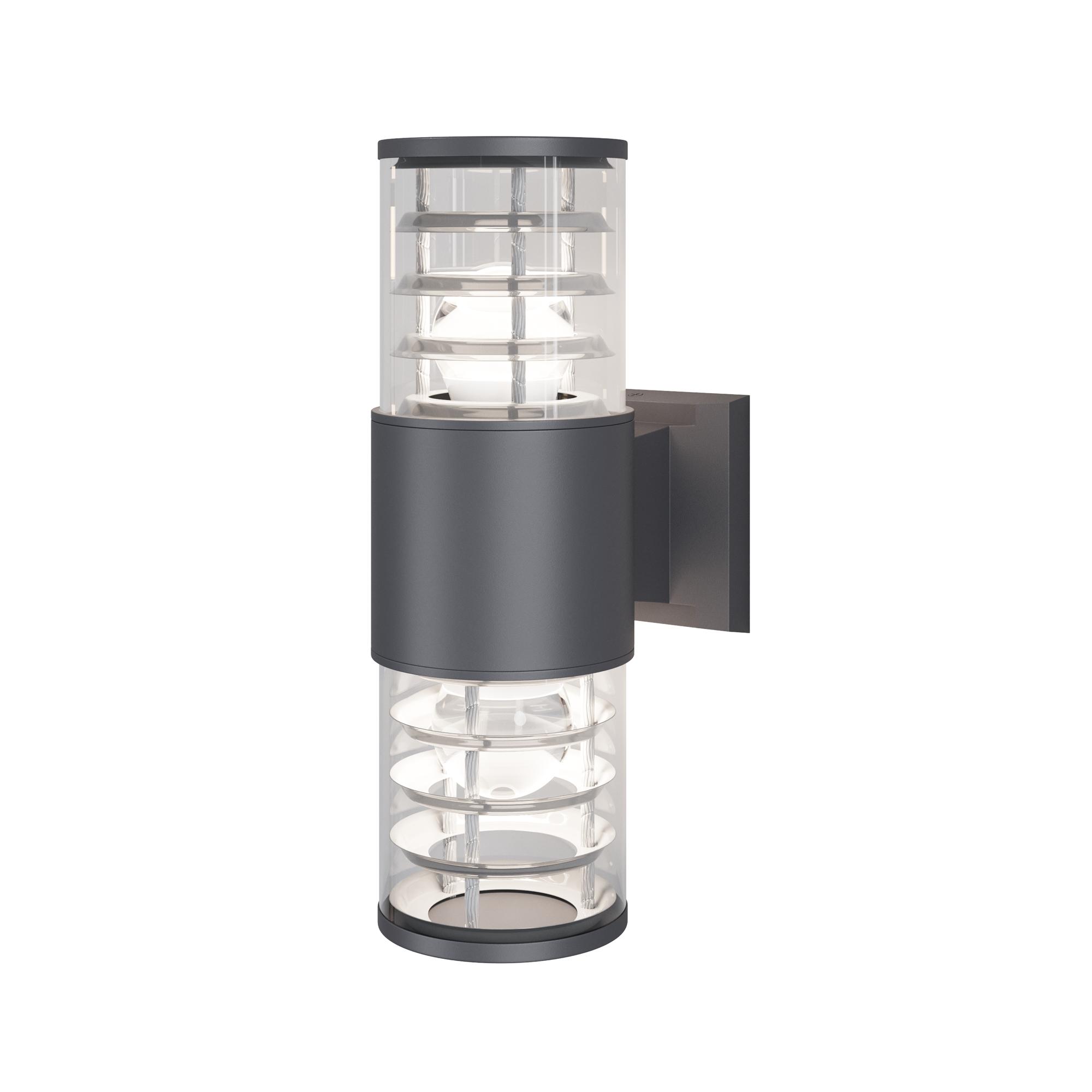 Светильник настенный (бра) Outdoor Bronx IP 54 E27х2х60W Серый