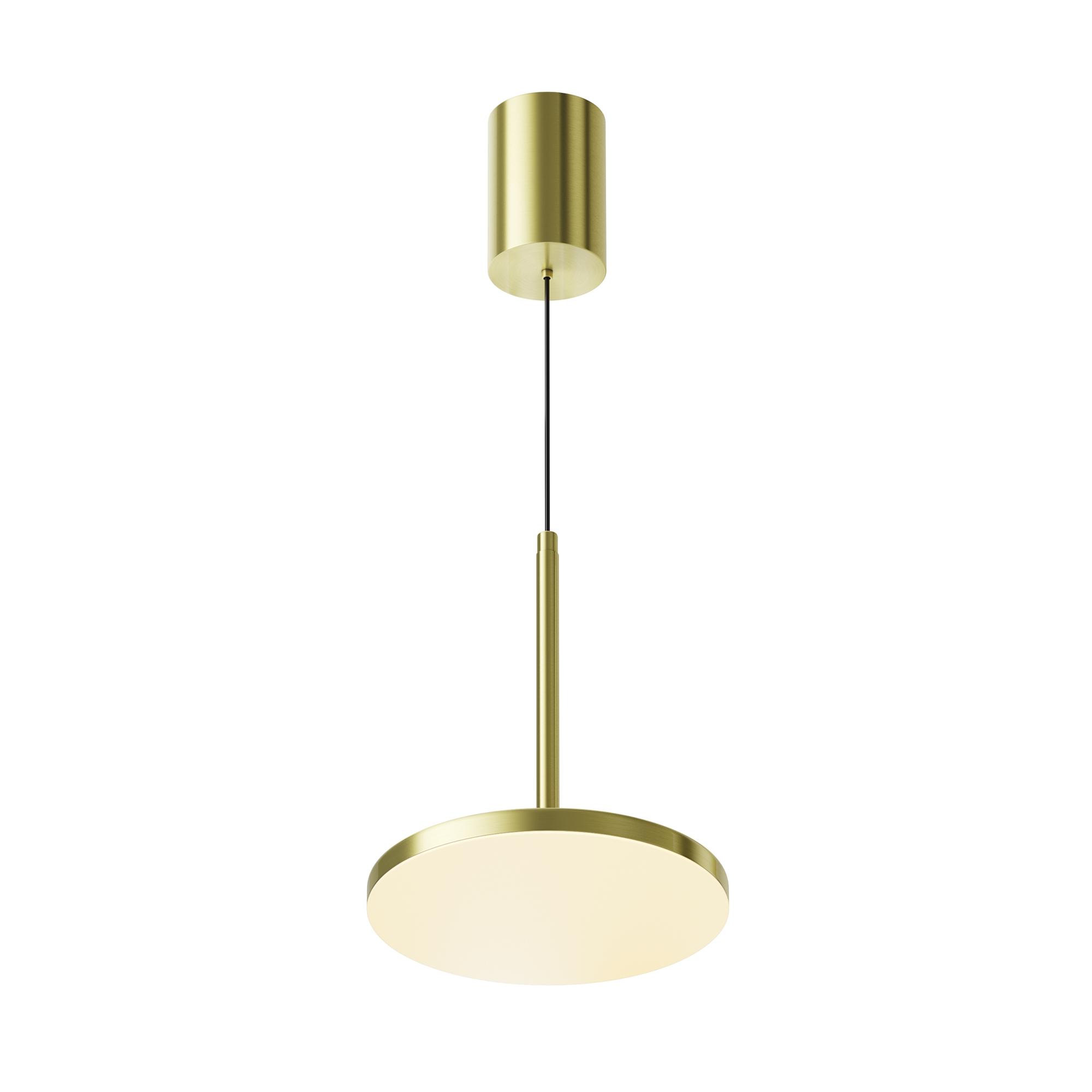 Светильник подвесной Plato LED 12W Латунь