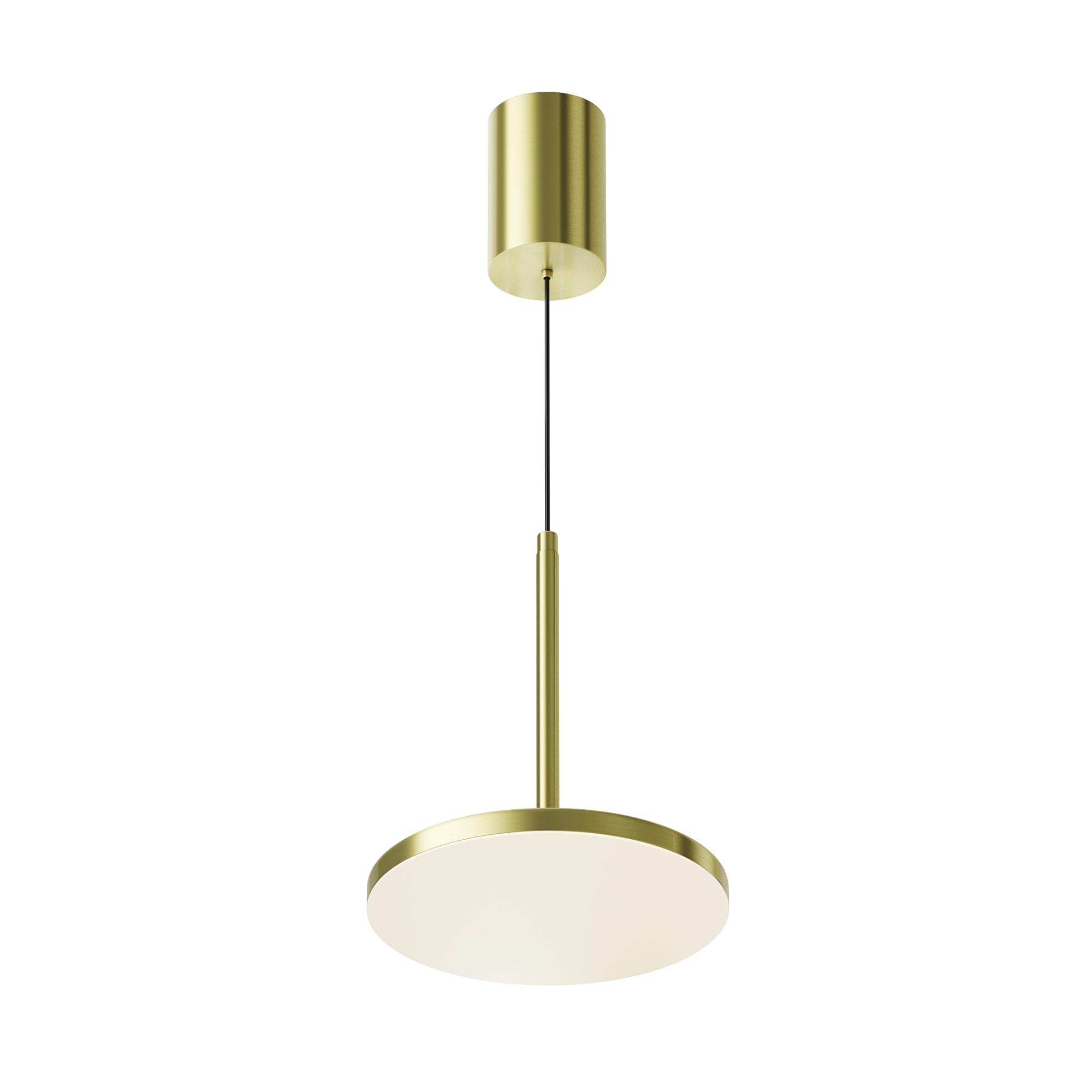 Светильник подвесной Plato LED 12W Латунь