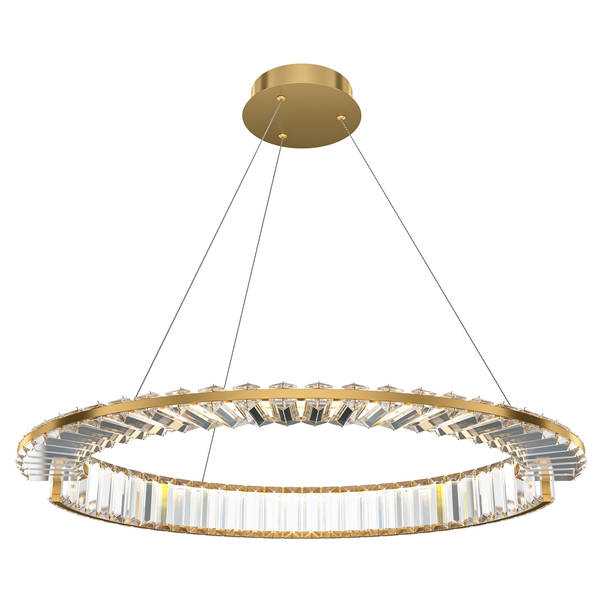 Светильник подвесной Krone LED 36W Латунь
