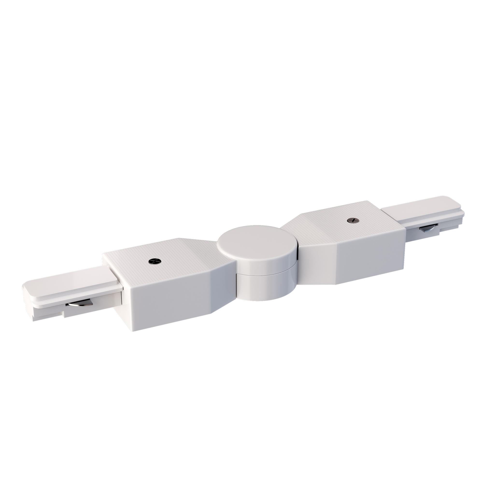 Коннектор поворотный шарнирный Unity белый