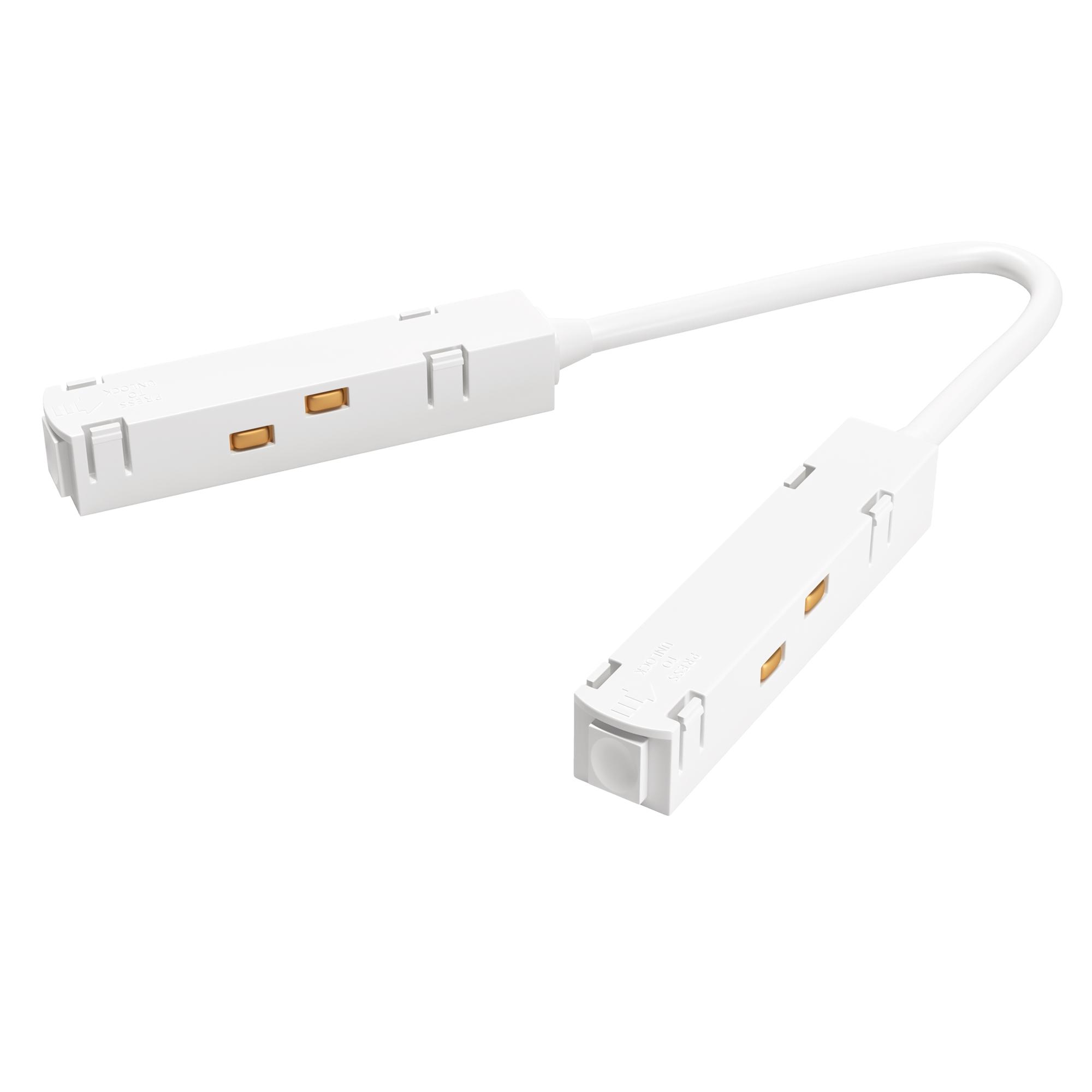 Коннектор питания угловой Gravity белый