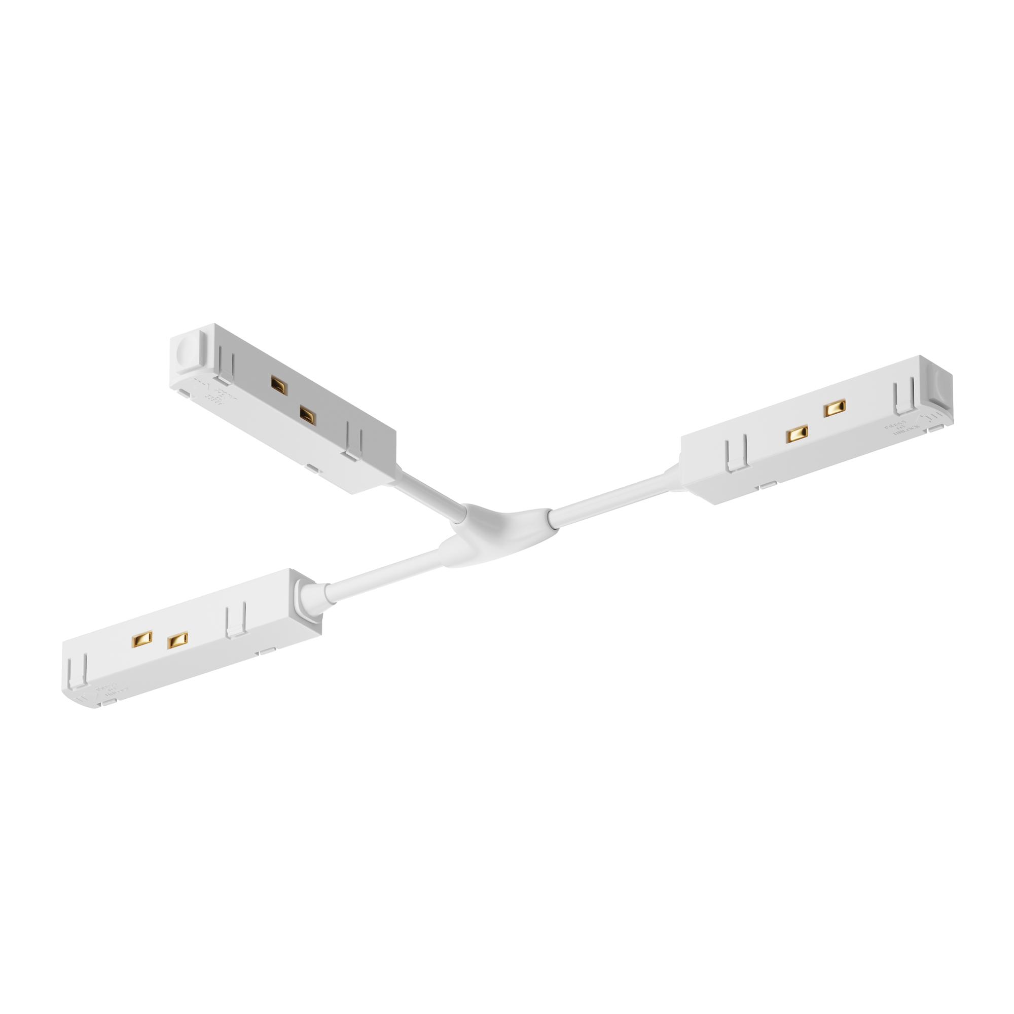 Коннектор питания Т-образный Gravity белый