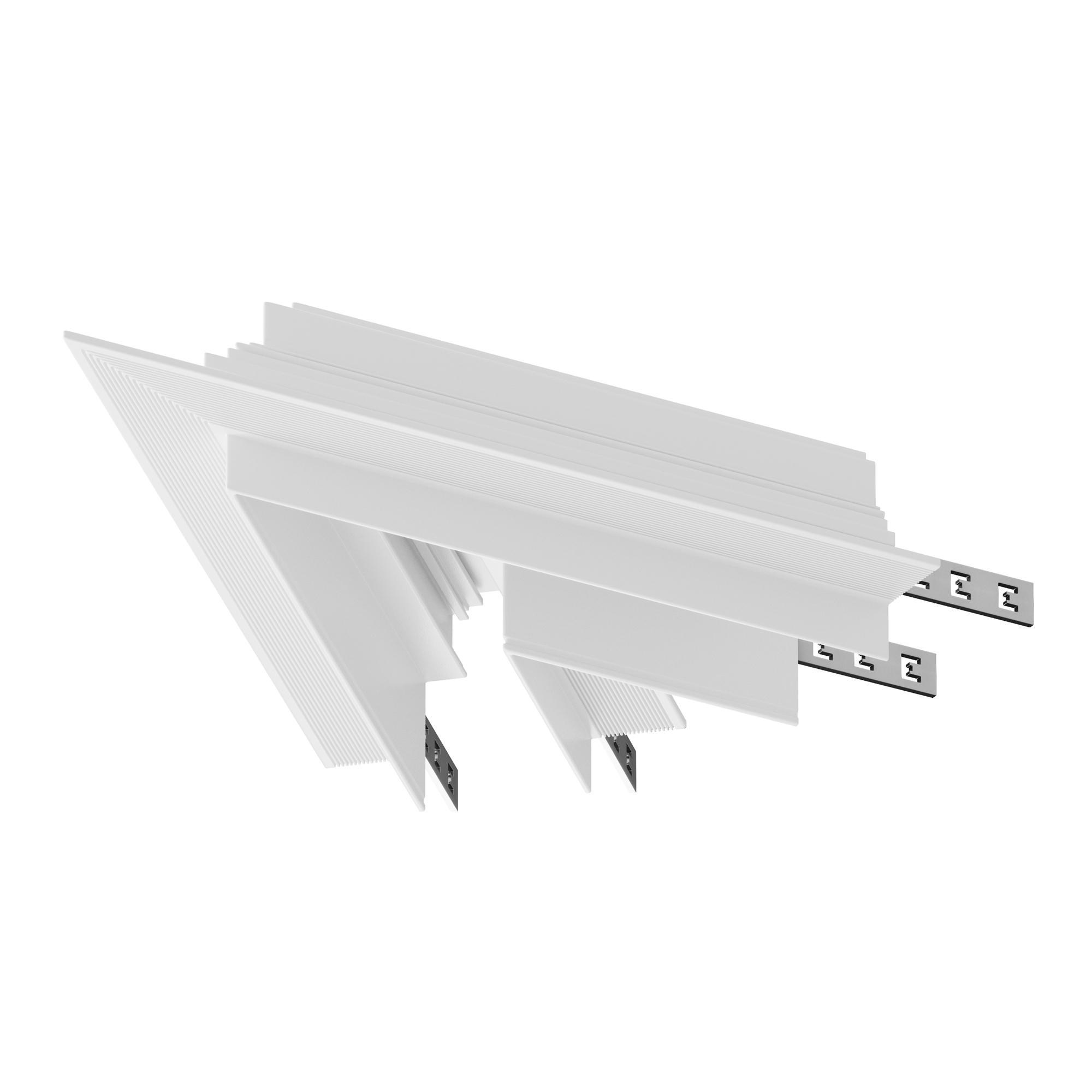 Угол-соединитель 45 град Gravity встраиваемый белый