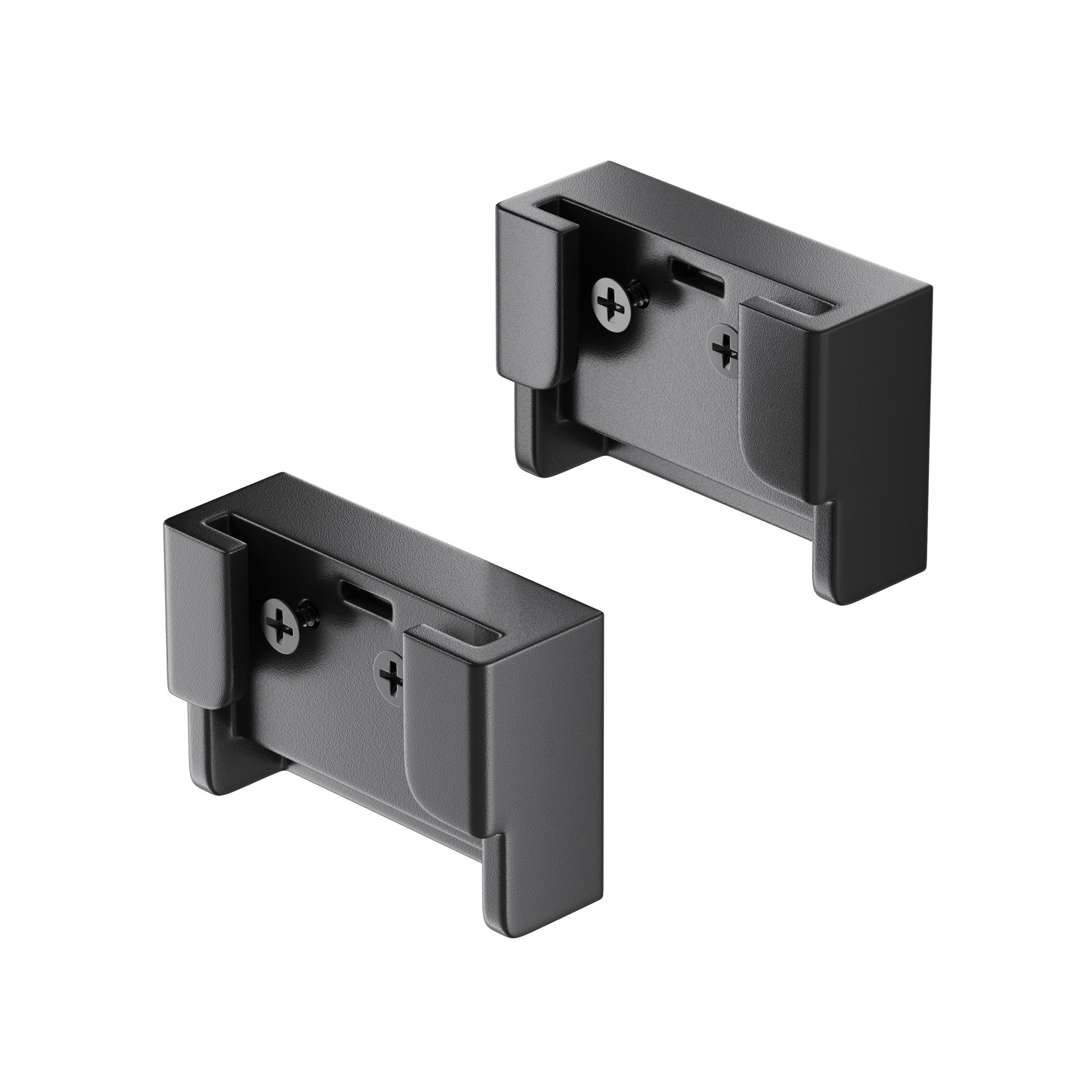 Заглушка двойная Parity черная 2 шт в упаковке