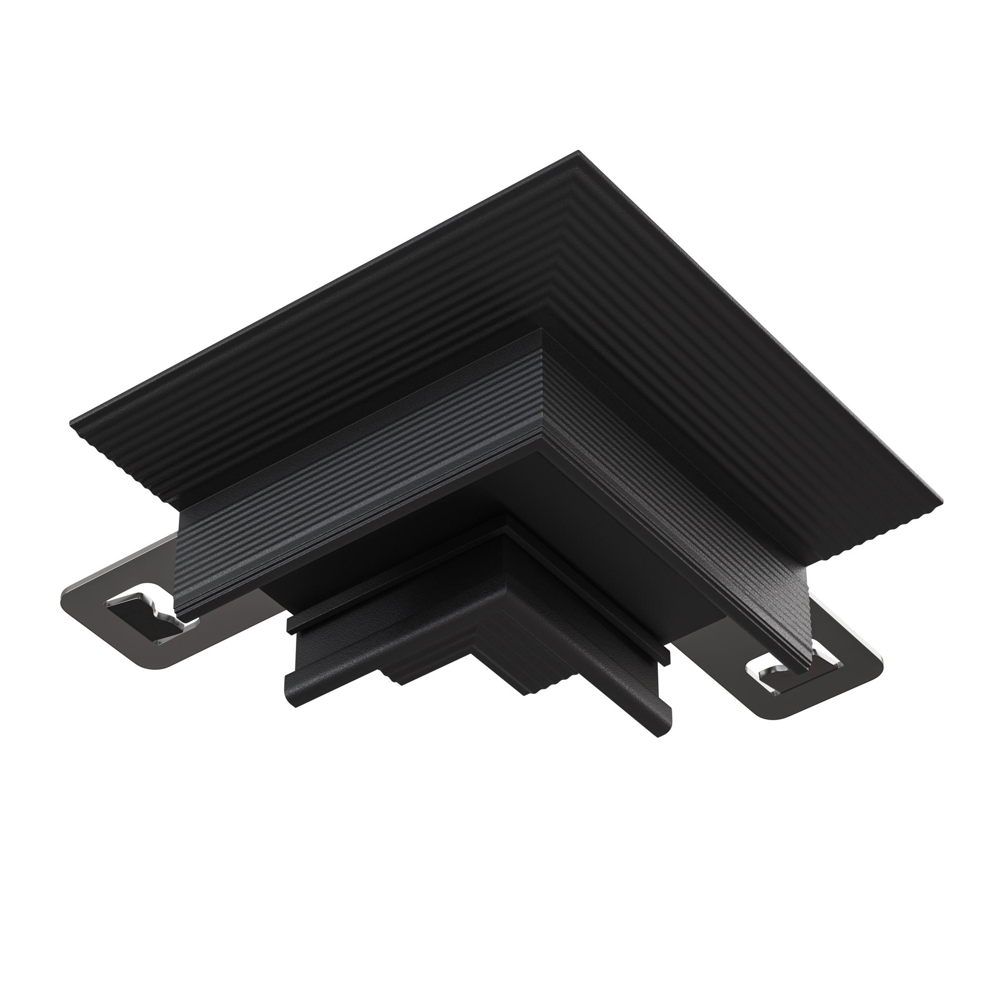 Коннектор угловой встраиваемый под ГКЛ 12,5 мм Basity черный