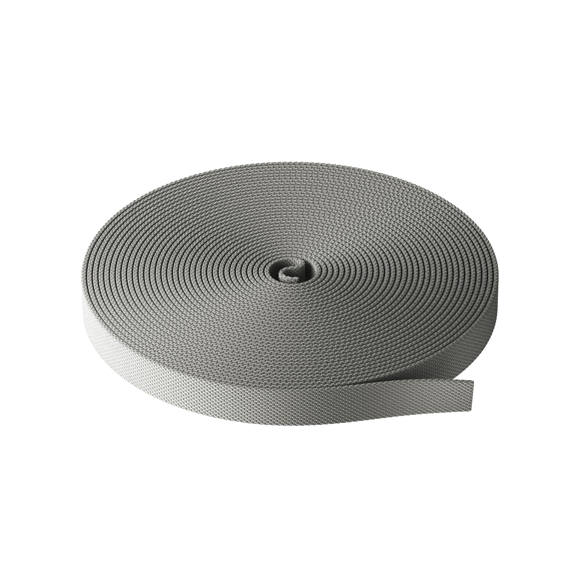 Лента токопроводящая текстильная 5м Parity светло-серая