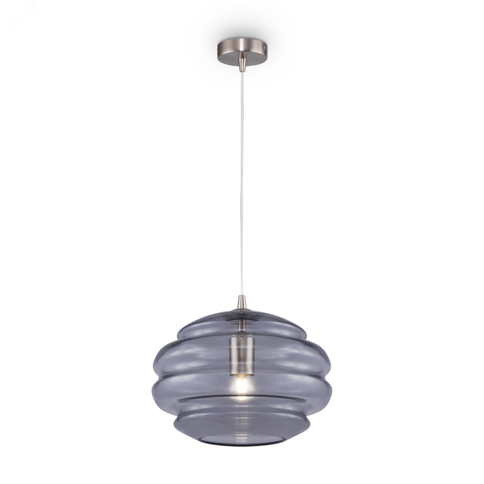 Изображение товара Светильник подвесной Ruche E27х1х60W Никель (шт)