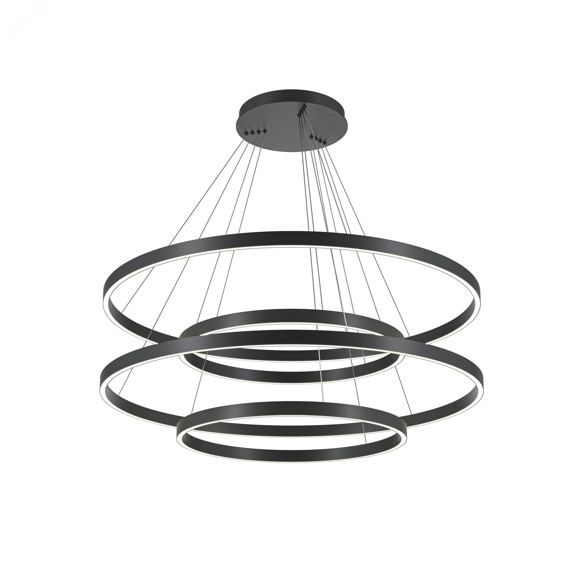 Изображение товара Светильник подвесной Rim LED 165W Черный (шт)