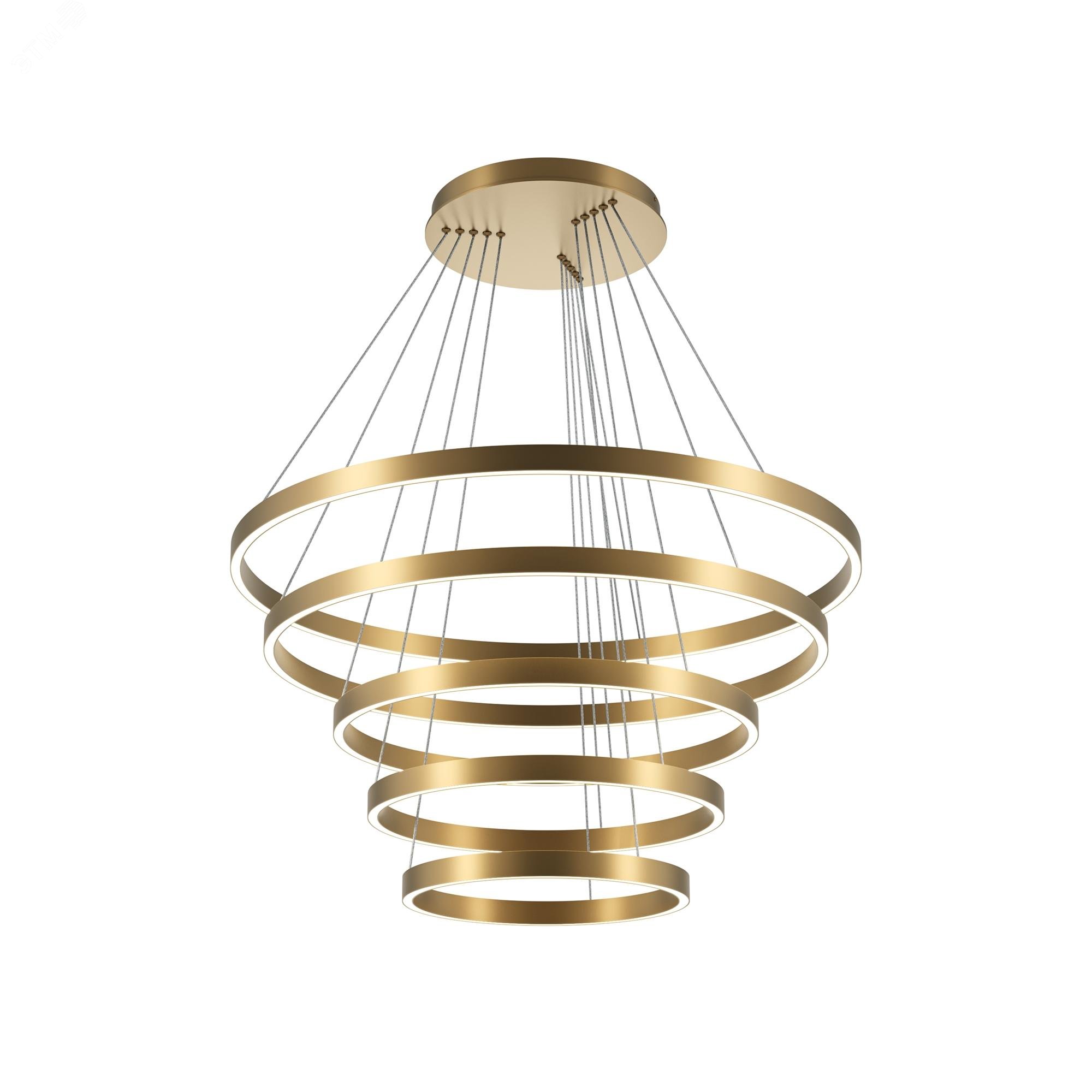 Изображение товара Светильник подвесной Rim LED 173W Латунь (шт)