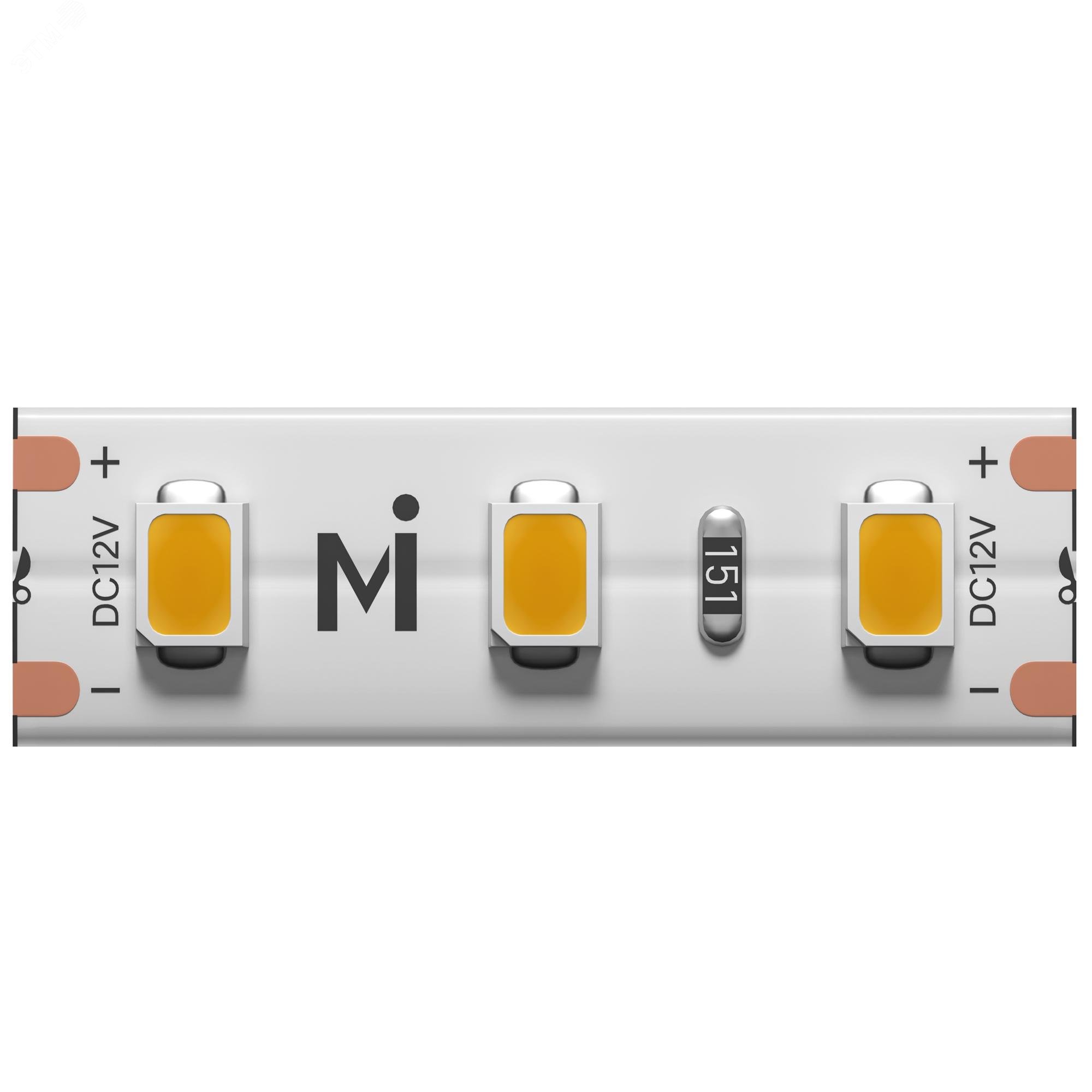 Изображение товара Лента светодиодная 12В 2835 9,6Вт/м 3000К 5м IP 65 (шт)