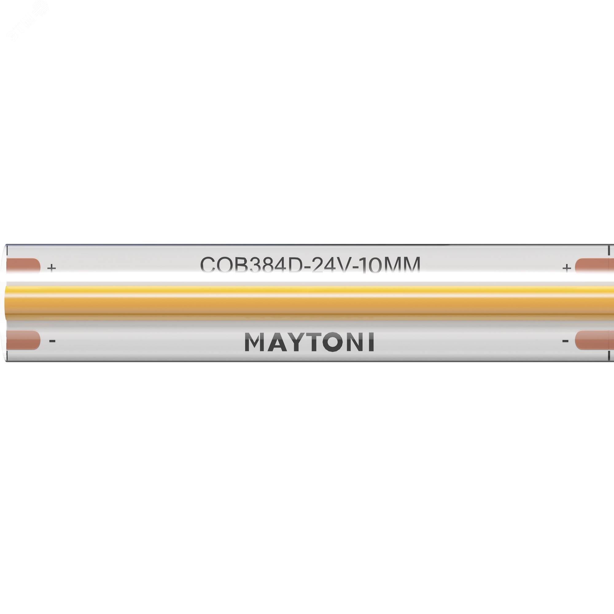 Изображение товара Светодиодная лента COB 24В 12Вт/м 4000К IP65 5м для декоративной подсветки