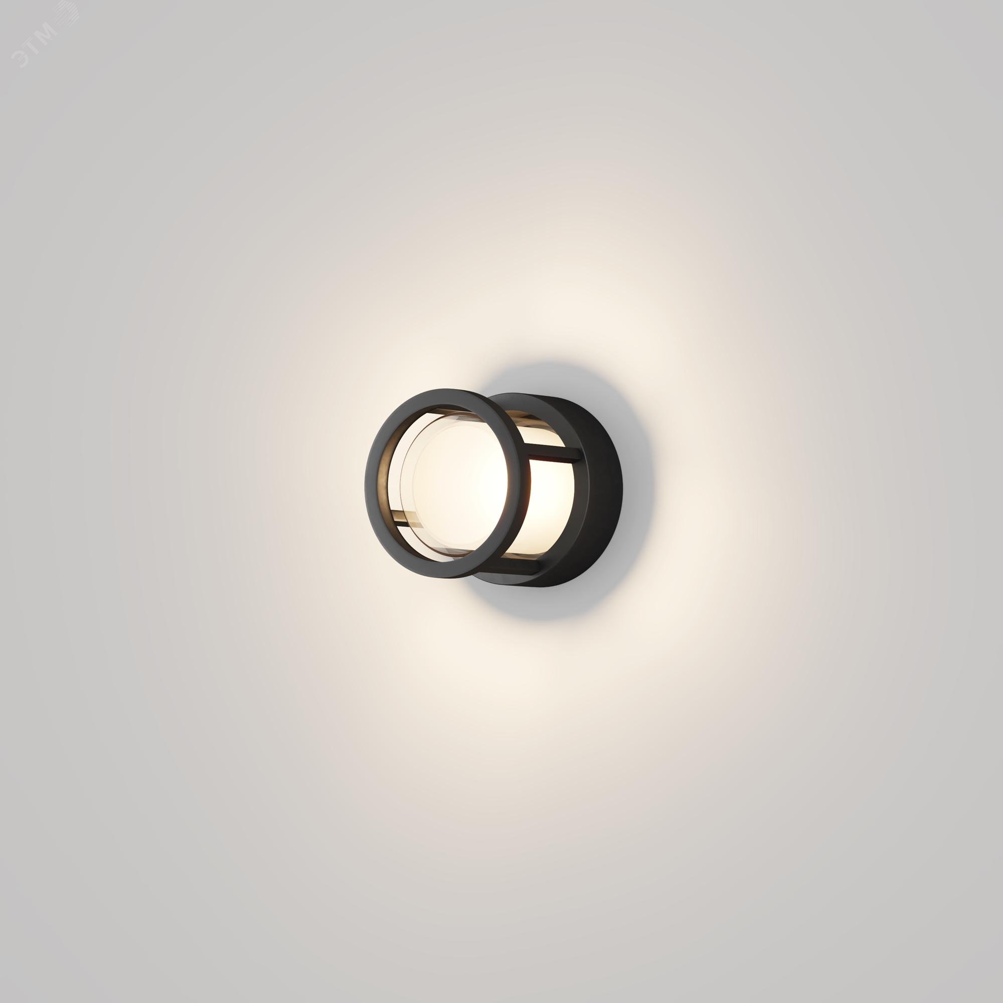 Изображение товара Светильник настенный (бра) Outdoor Wolseley Road IP 54 LED 6W 3000 K Черный (шт)