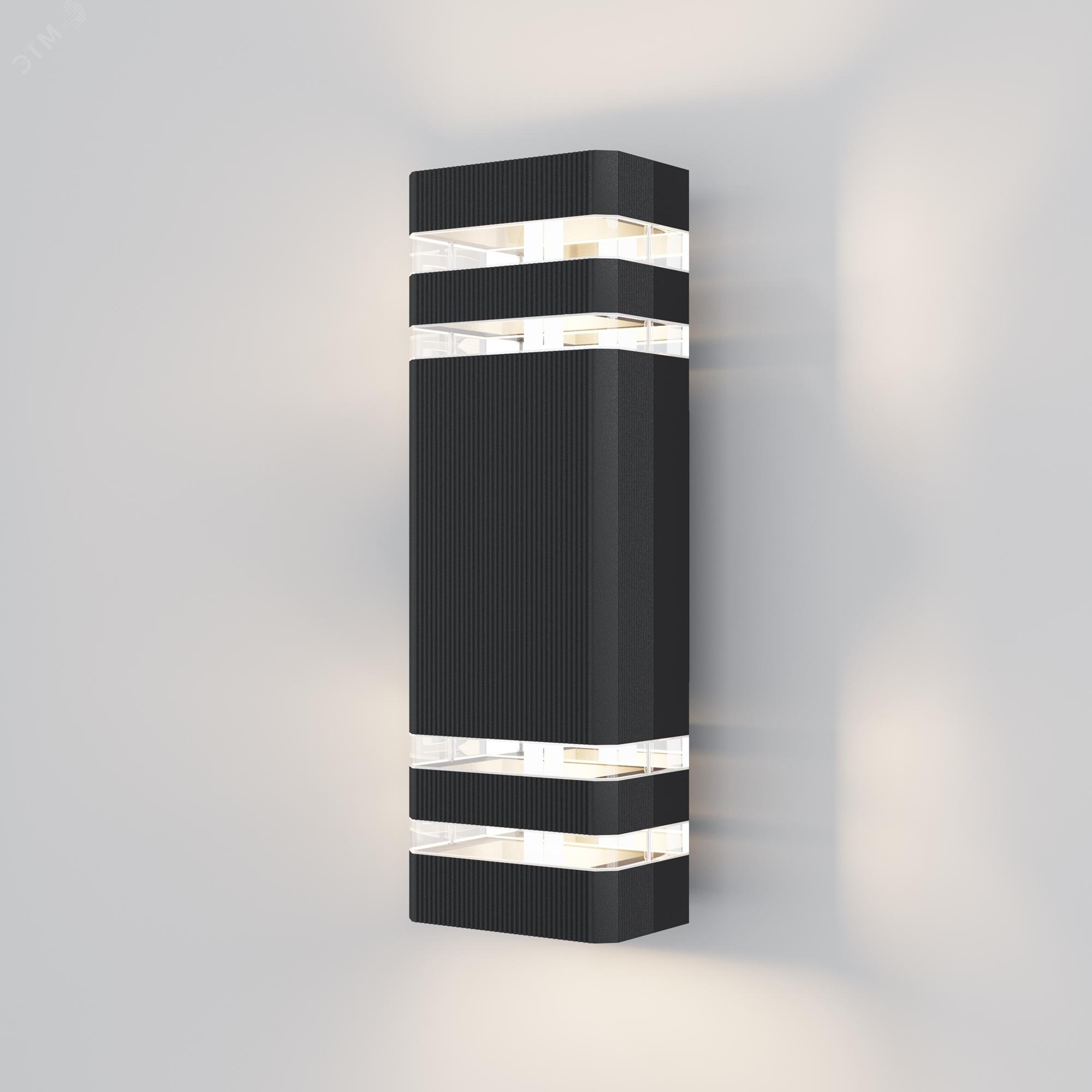 Изображение товара Светильник настенный (бра) Outdoor Unter den Linden IP 54 E27х2х60W Черный (шт)