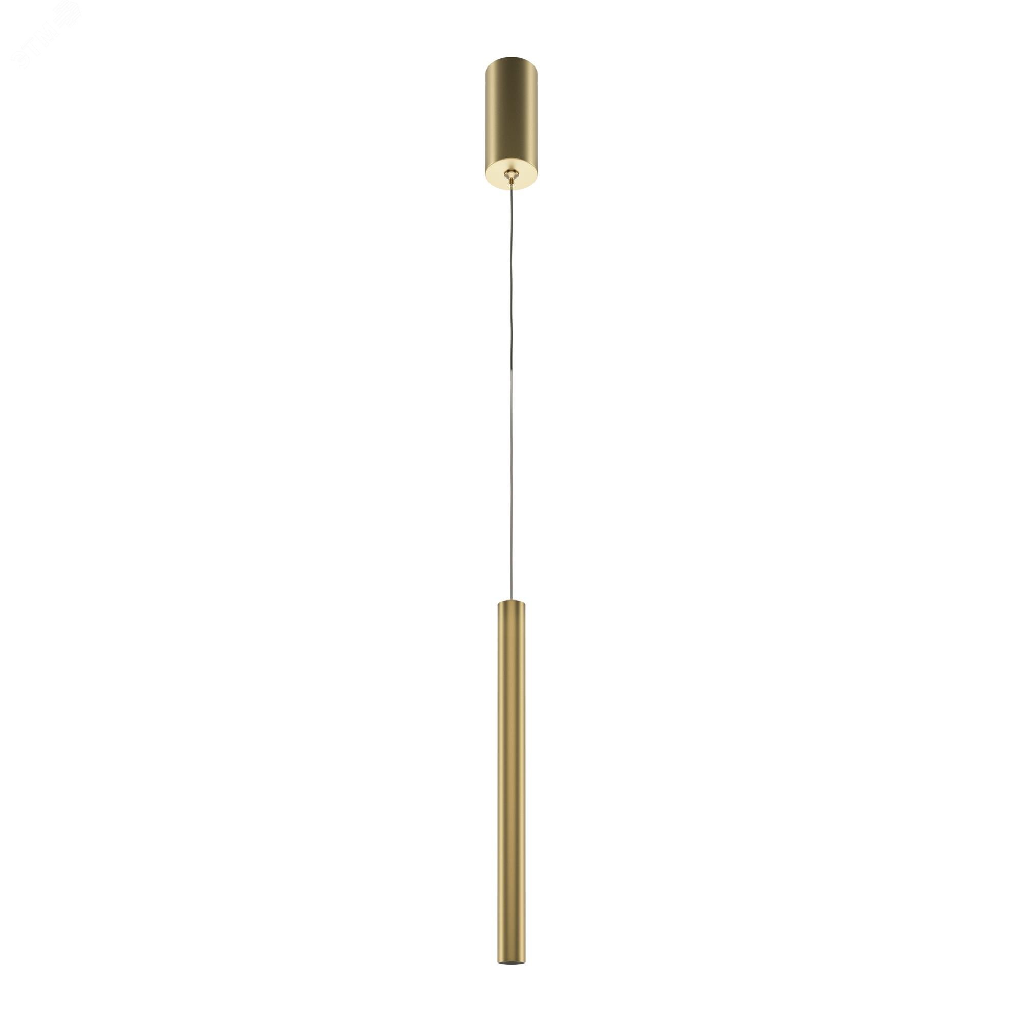 Изображение товара Подвесной светильник Maytoni Pro Base LED 6W Золото Изображение товара Подвесной светильник Maytoni Pro Base LED 6W Золото