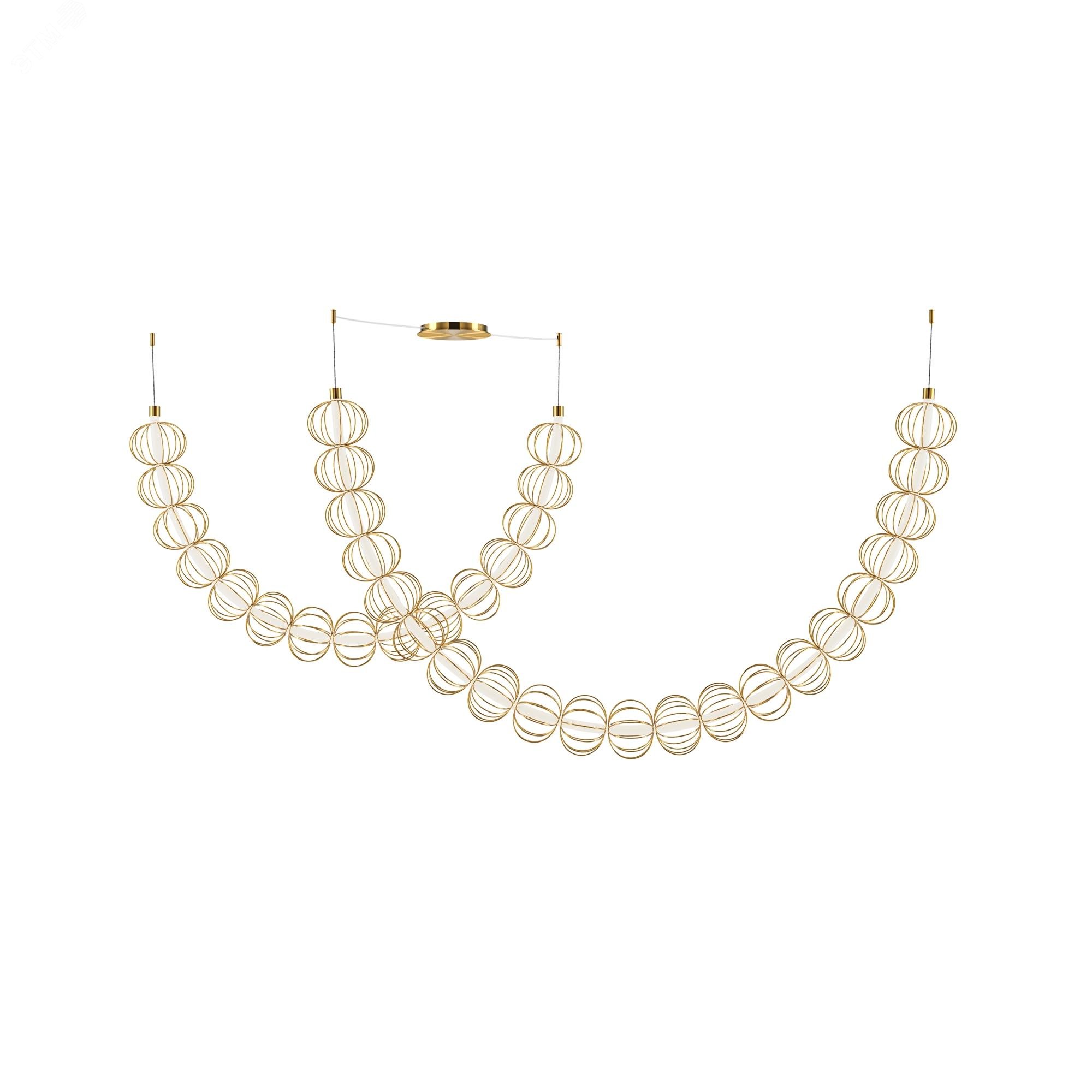 Изображение товара Светильник подвесной Golden Cage LED 107W Золото (шт)