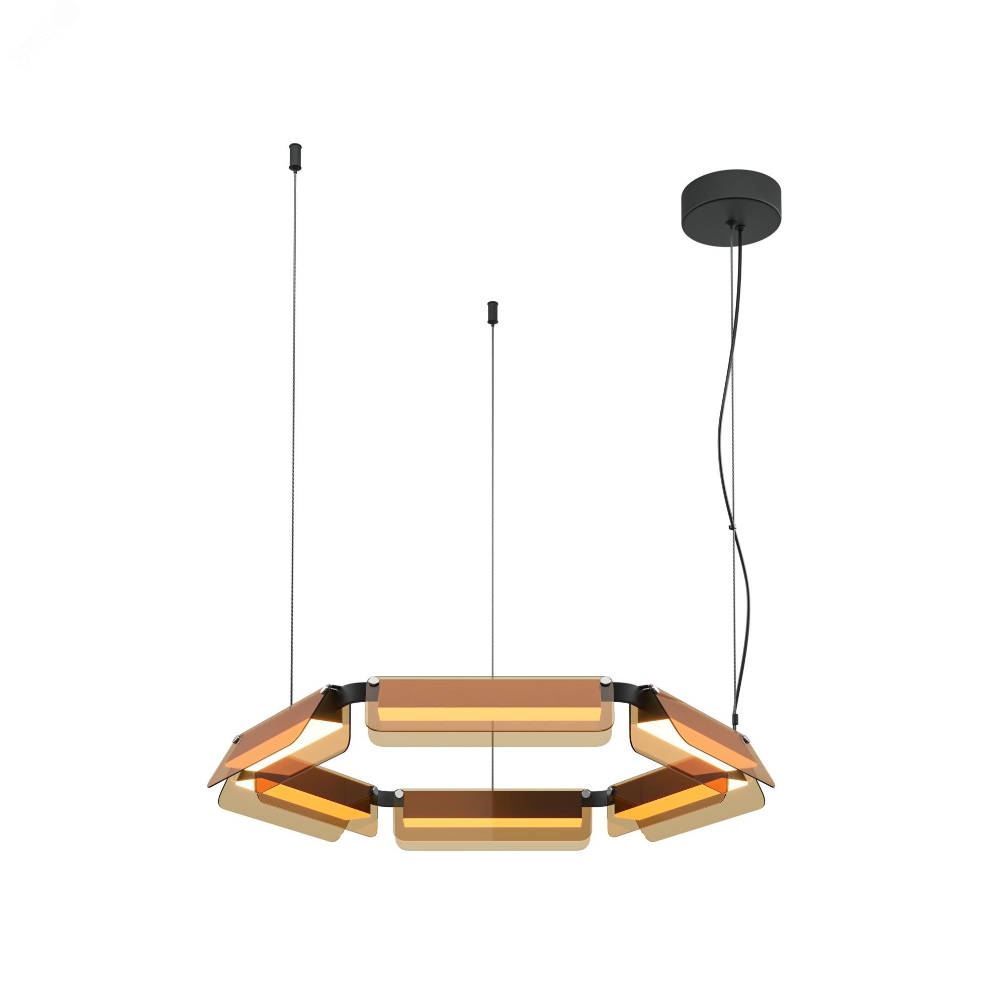 Изображение товара Светильник подвесной Flat LED 40W Черный (шт)