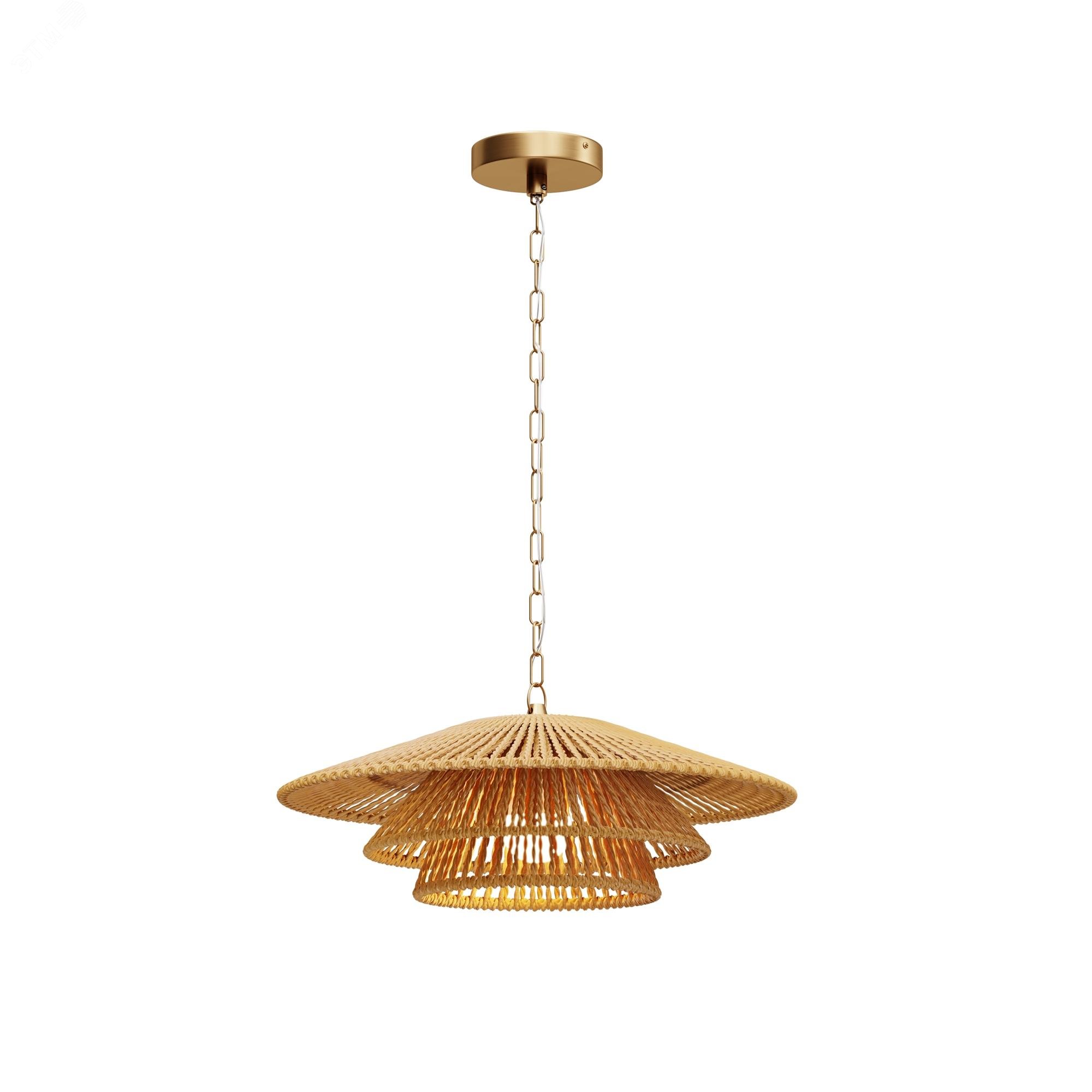 Изображение товара Светильник подвесной Costa E27х1х60W Латунь (шт) Изображение товара Светильник подвесной Costa E27х1х60W Латунь (шт)