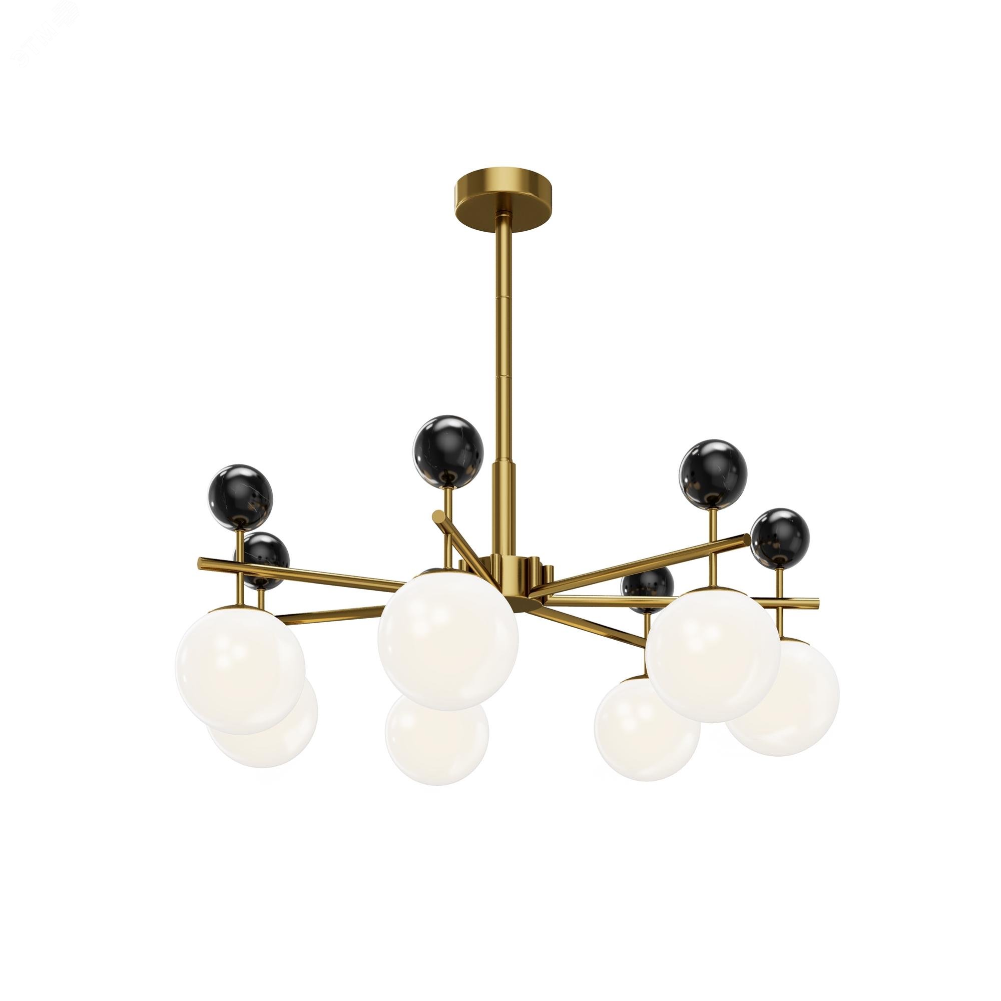 Изображение товара Подвесной светильник Maytoni Museo G9 40W латунь с мрамором и стеклом