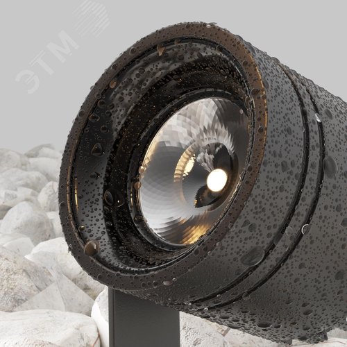 Светильник ландшафтный Outdoor Clyde IP 65 LED 3W 3000 K Графит - фото 6