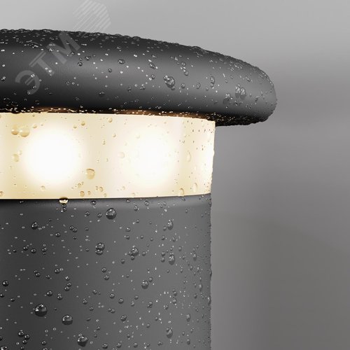 Светильник ландшафтный Outdoor Grip IP 54 LED 10W 3000 K Графит - фото 7