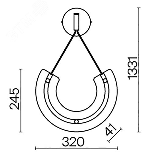 Светильник настенный (бра) Maytoni P091WL-L18G3K1 Золото - фото 3