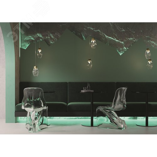 Светильник подвесной Cocktail time G9х1х28W Золото - фото 3