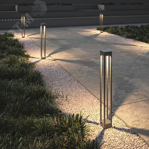 Светильник ландшафтный Outdoor Elbe IP 65 LED 10W 3000 K Графит - фото 7