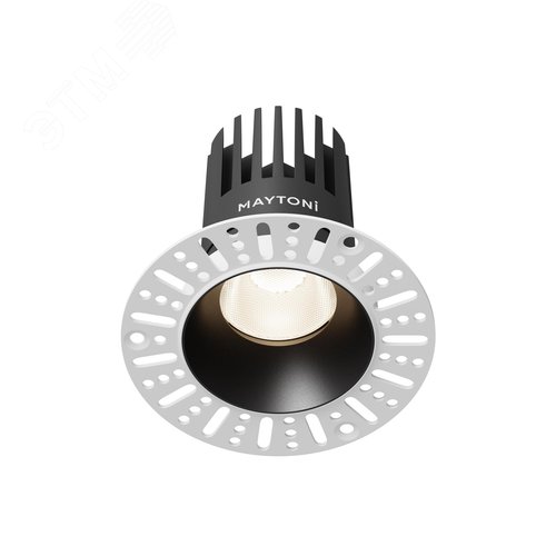 Светильник встраиваемый Dip DL121-15W-4K-TRS-B Черный - фото 1