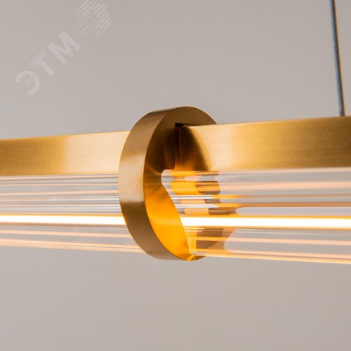 Светильник подвесной Plume LED 20W Латунь - фото 3